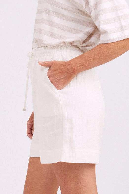 Studio Bermuda Short - White