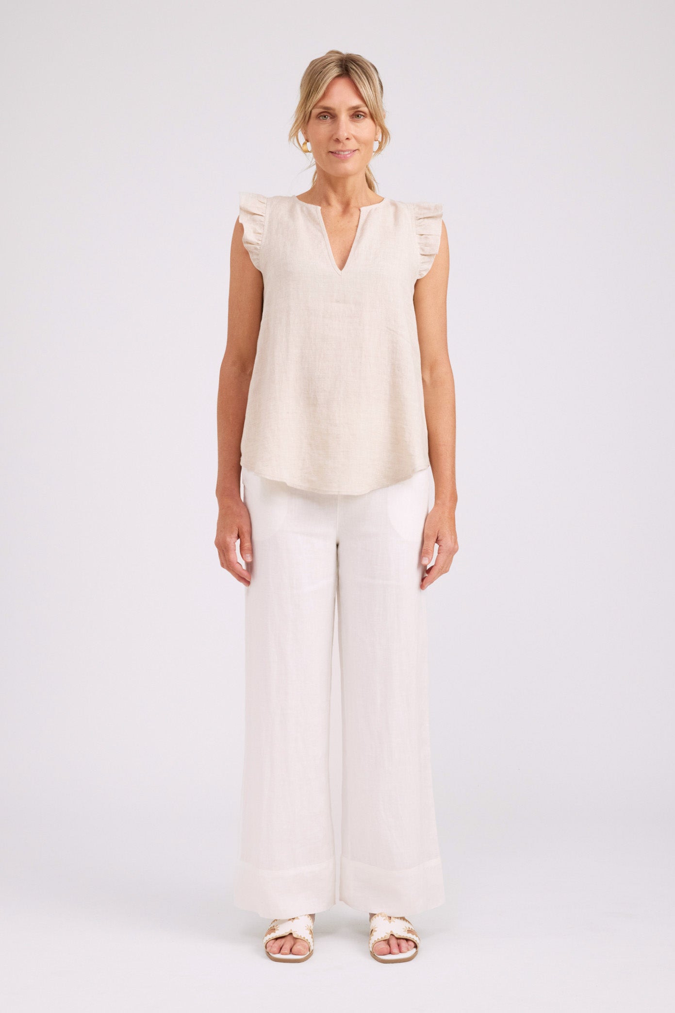 Studio Frill Tank - Tusk