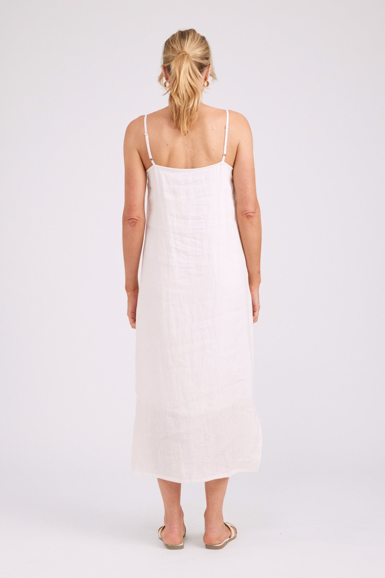 Studio Tank Maxi Dress - White