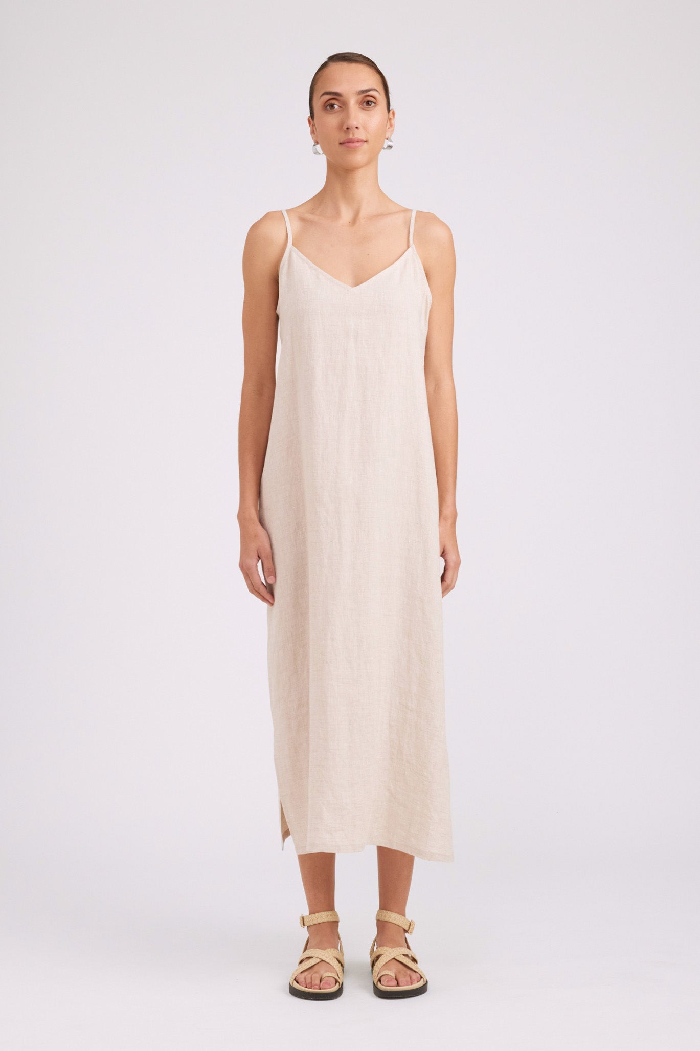 Studio Tank Maxi Dress - Tusk