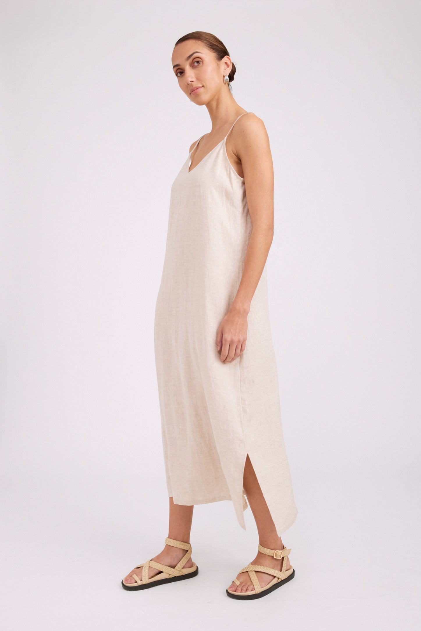 Studio Tank Maxi Dress - Tusk