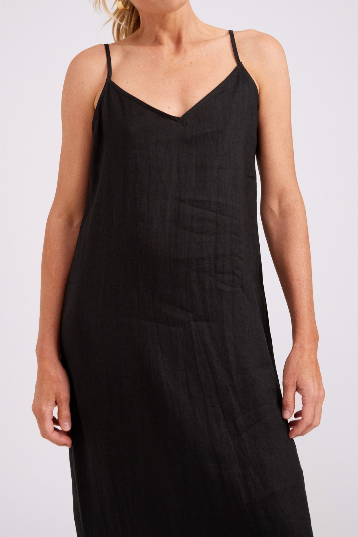 Studio Tank Maxi Dress - Black