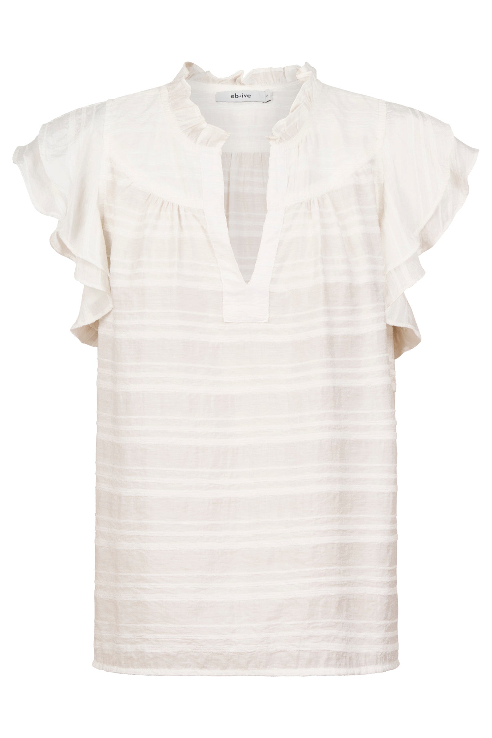Sovana Frill Tank - White