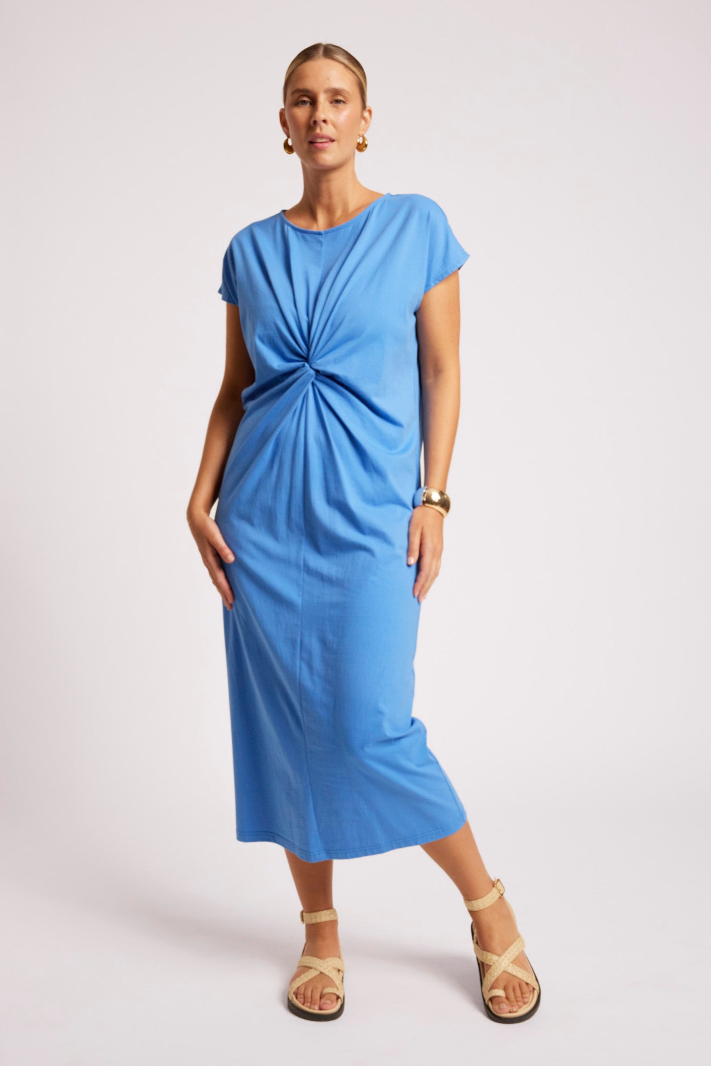 Casa Twist Dress - Marine