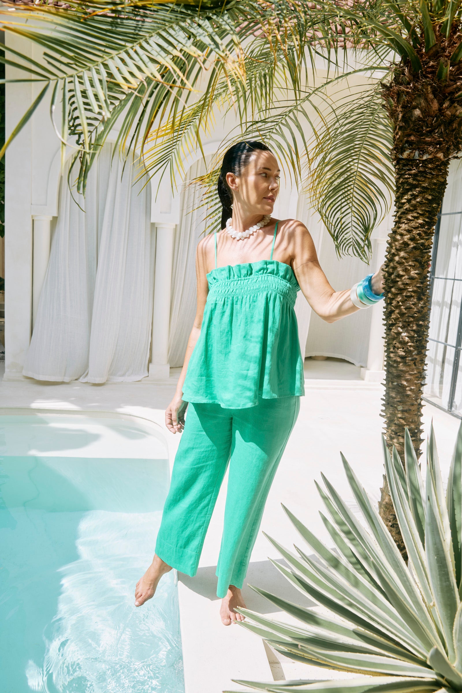 Cove Relaxed Pant - Jade