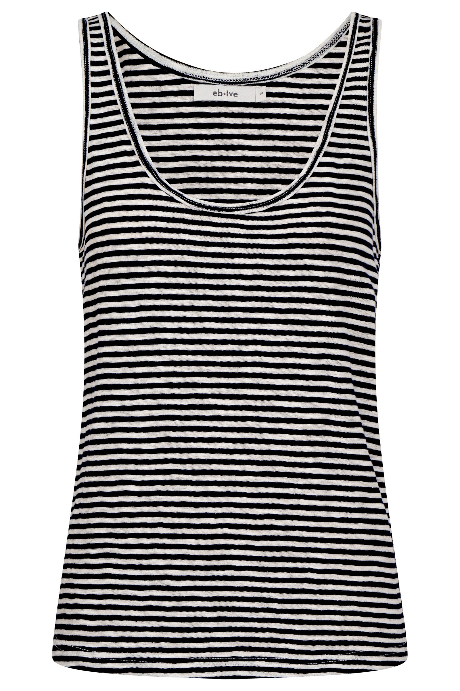 Casa Striped Tank - Indigo / White