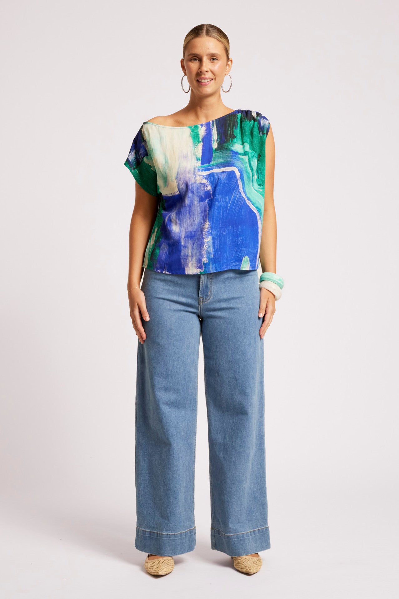 Palmera Top - Seafoam