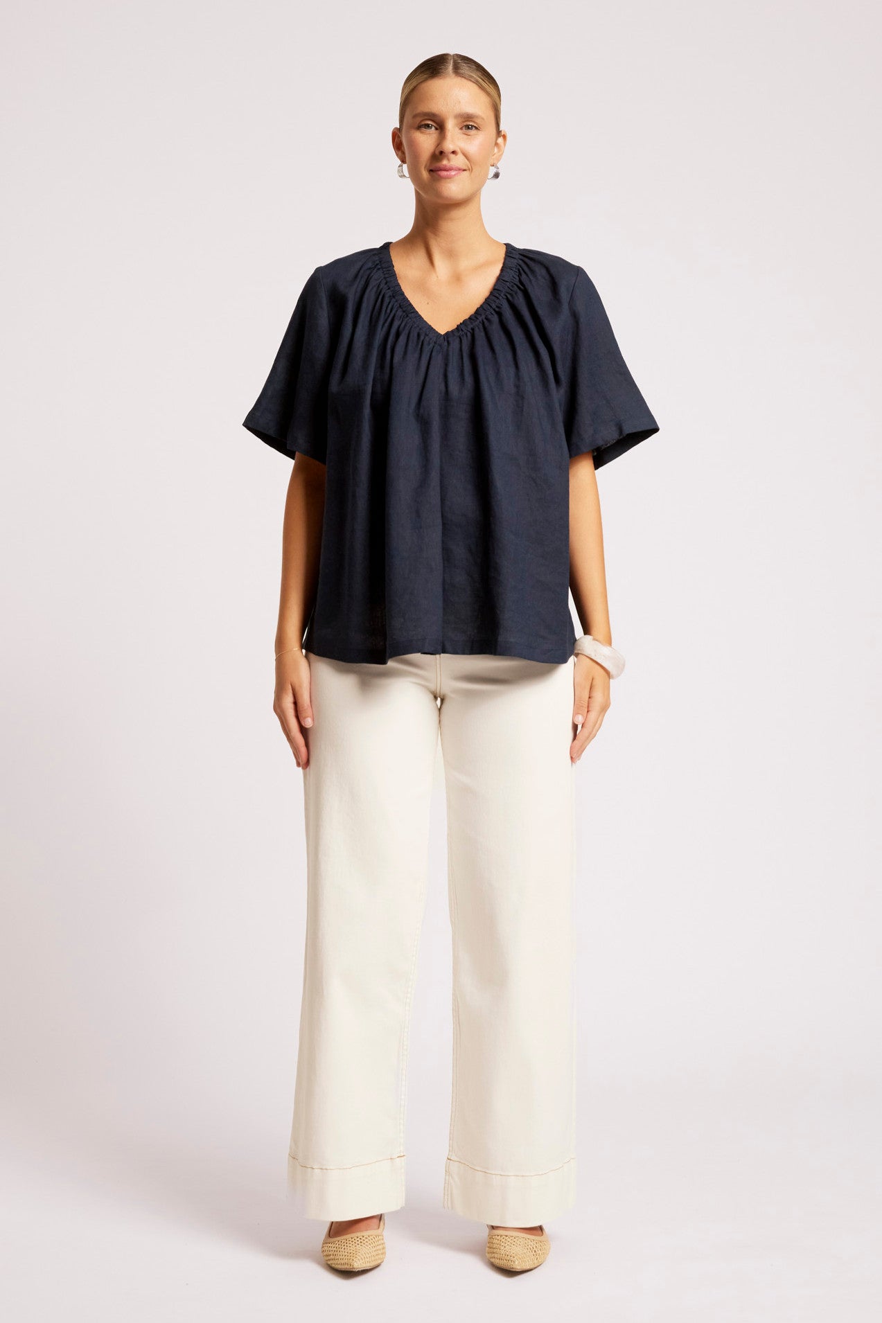 Cove Relaxed Top - Indigo