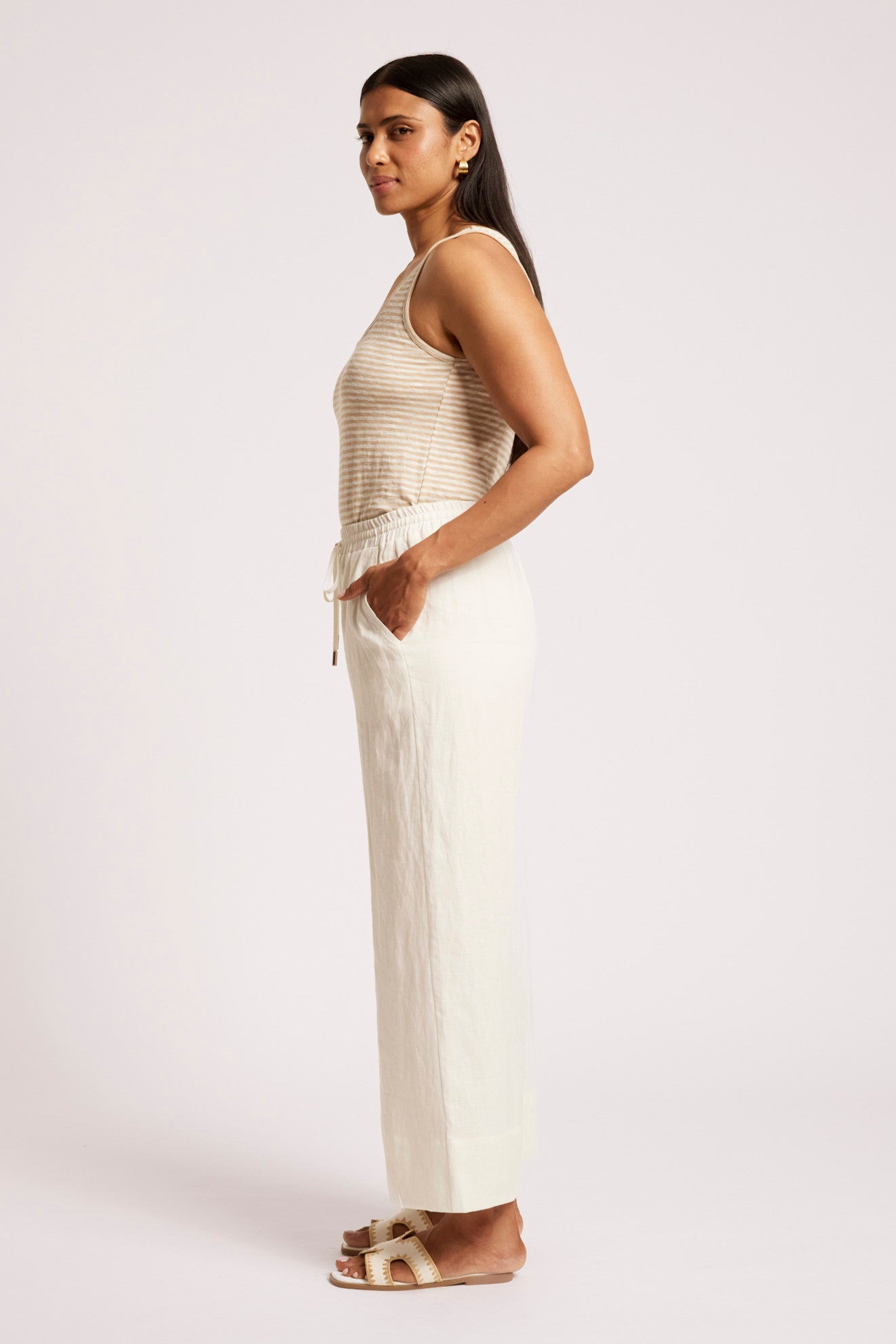 Cove Relaxed Pant - White