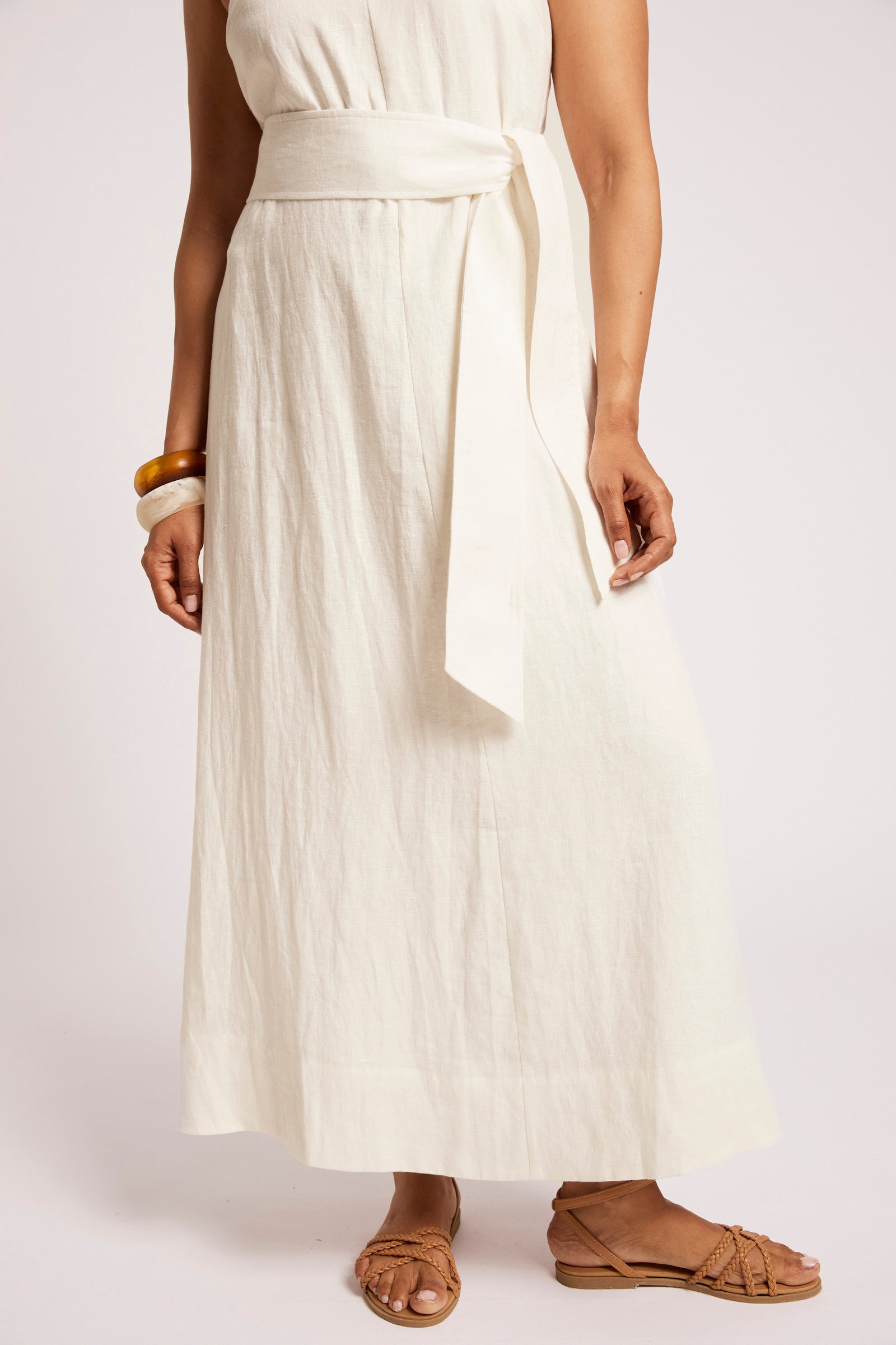 Cove Tank Maxi Dress - White