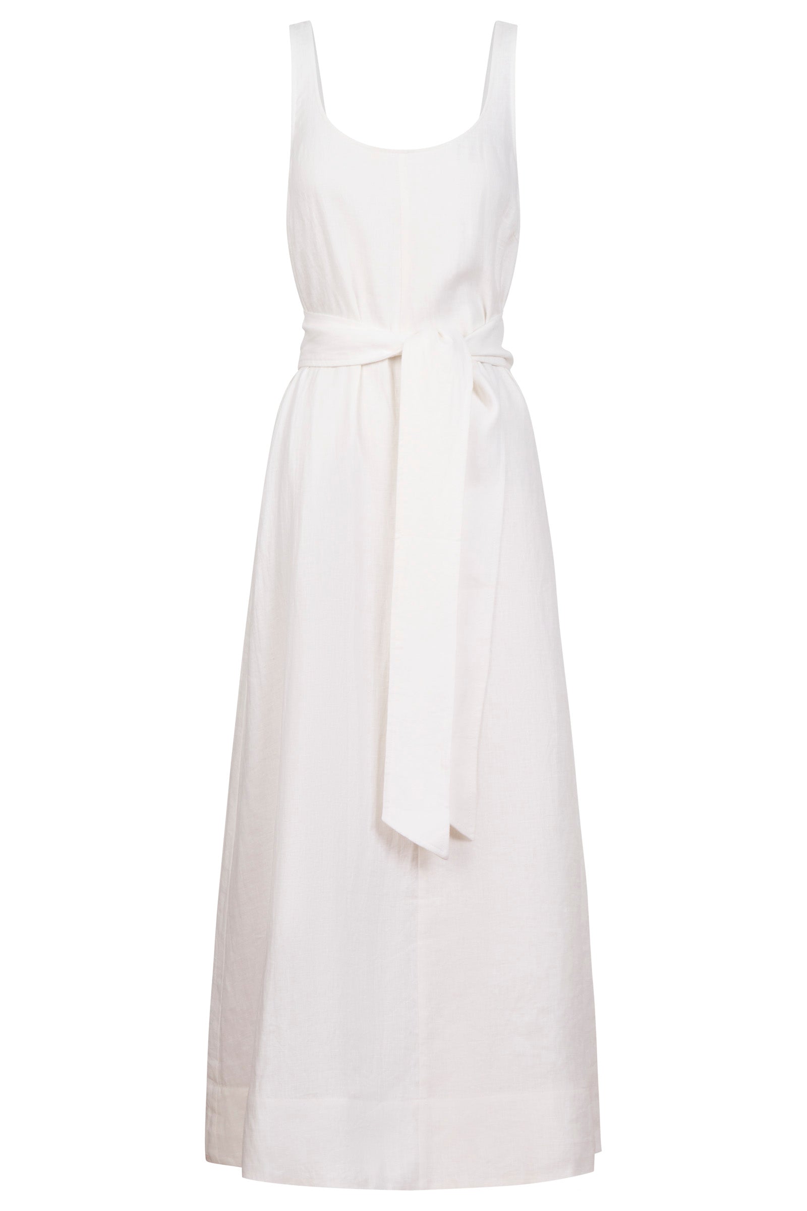 Cove Tank Maxi Dress - White