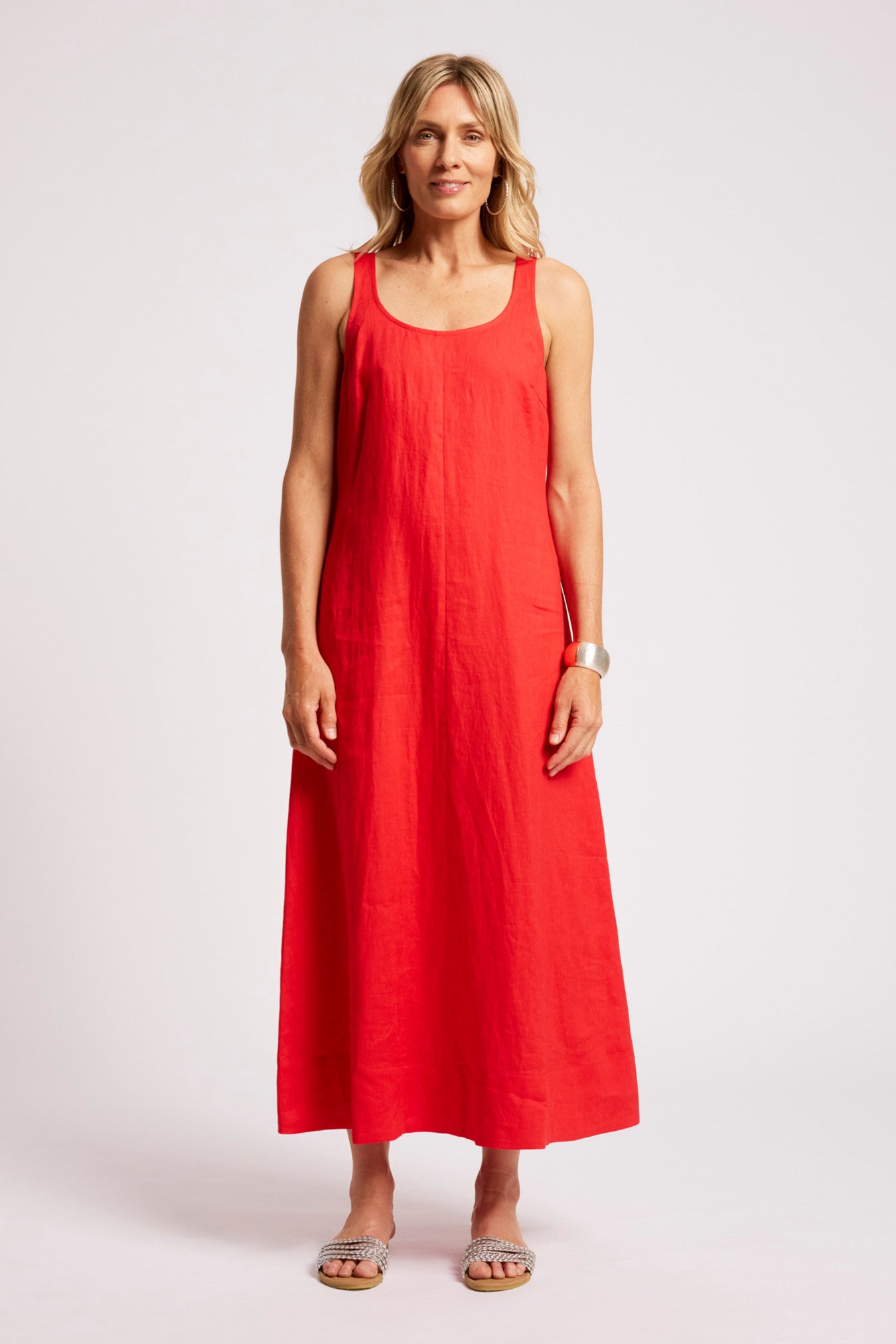 Cove Tank Maxi Dress - Aperol