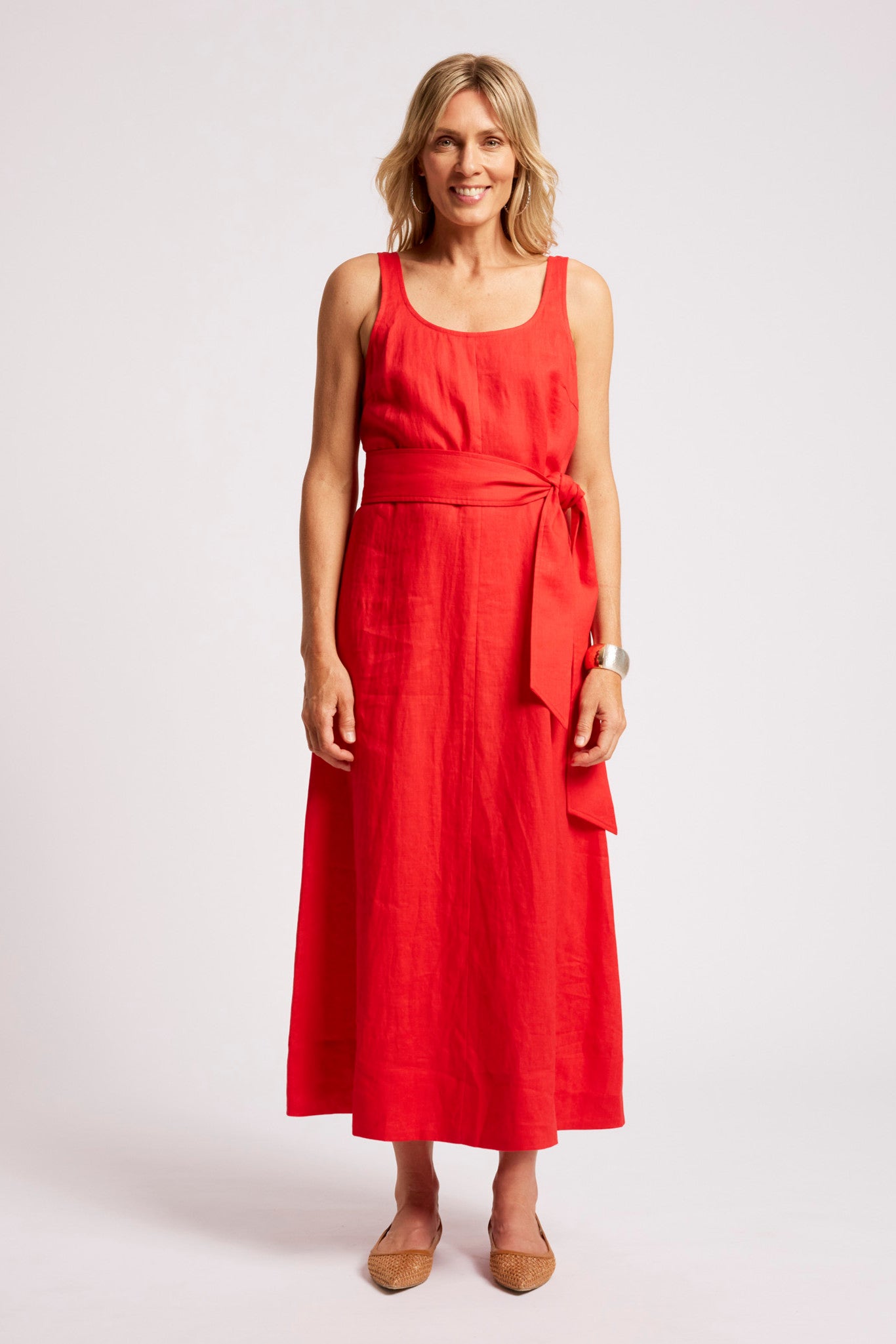 Cove Tank Maxi Dress - Aperol