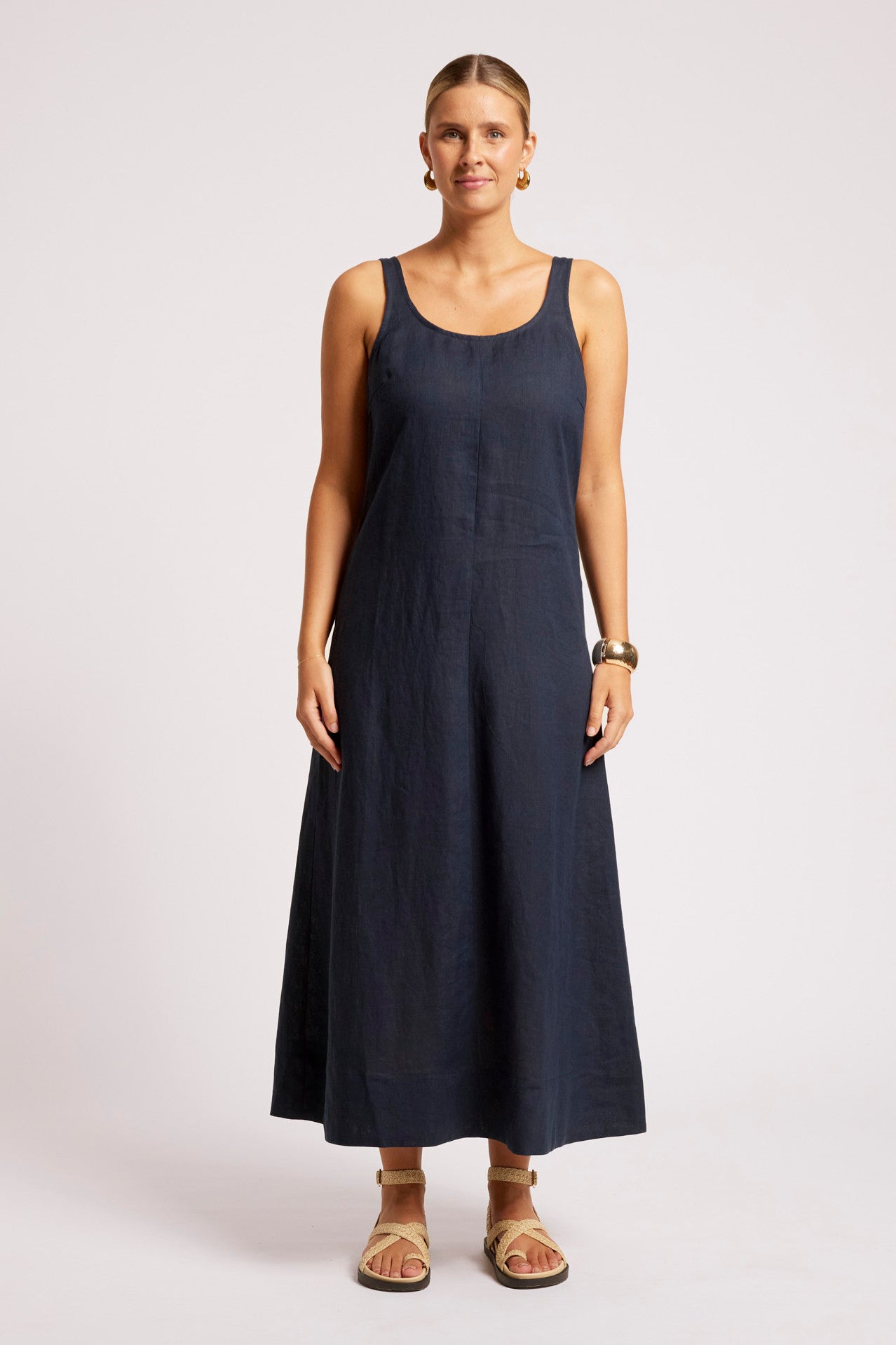 Cove Tank Maxi Dress - Indigo