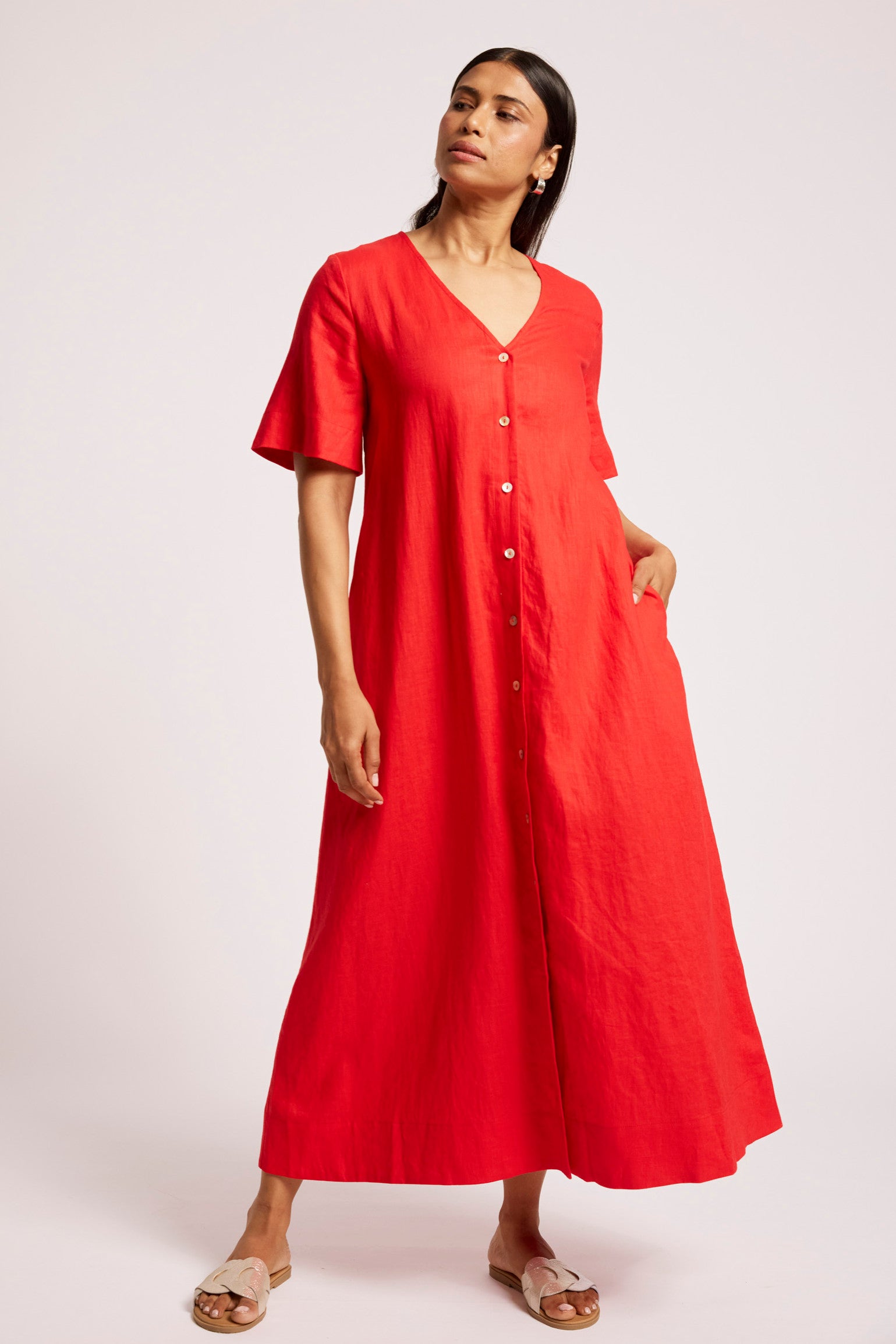 Cove Maxi Dress - Aperol