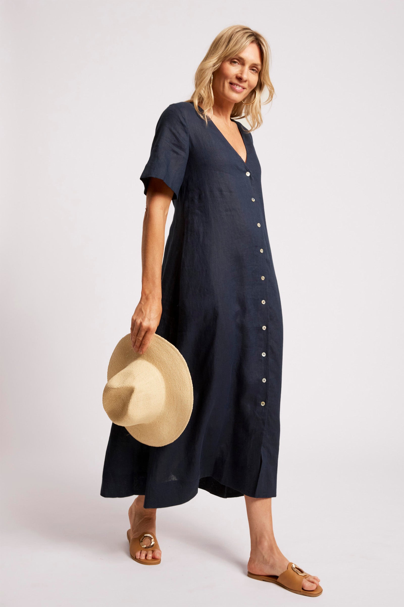 Cove Maxi Dress - Indigo