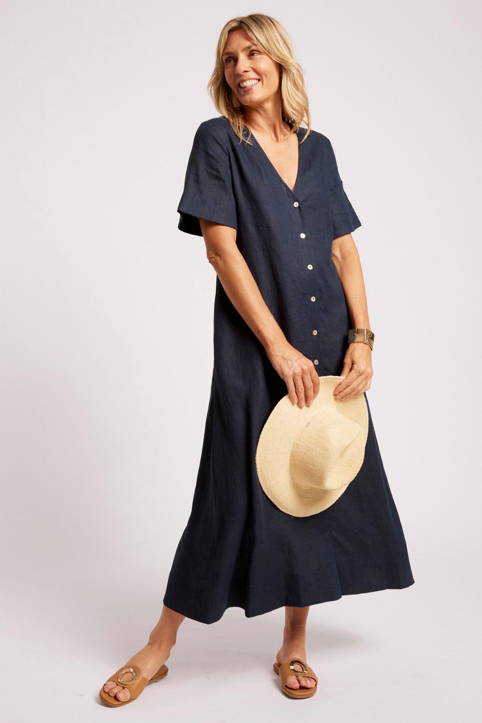 Cove Maxi Dress - Indigo