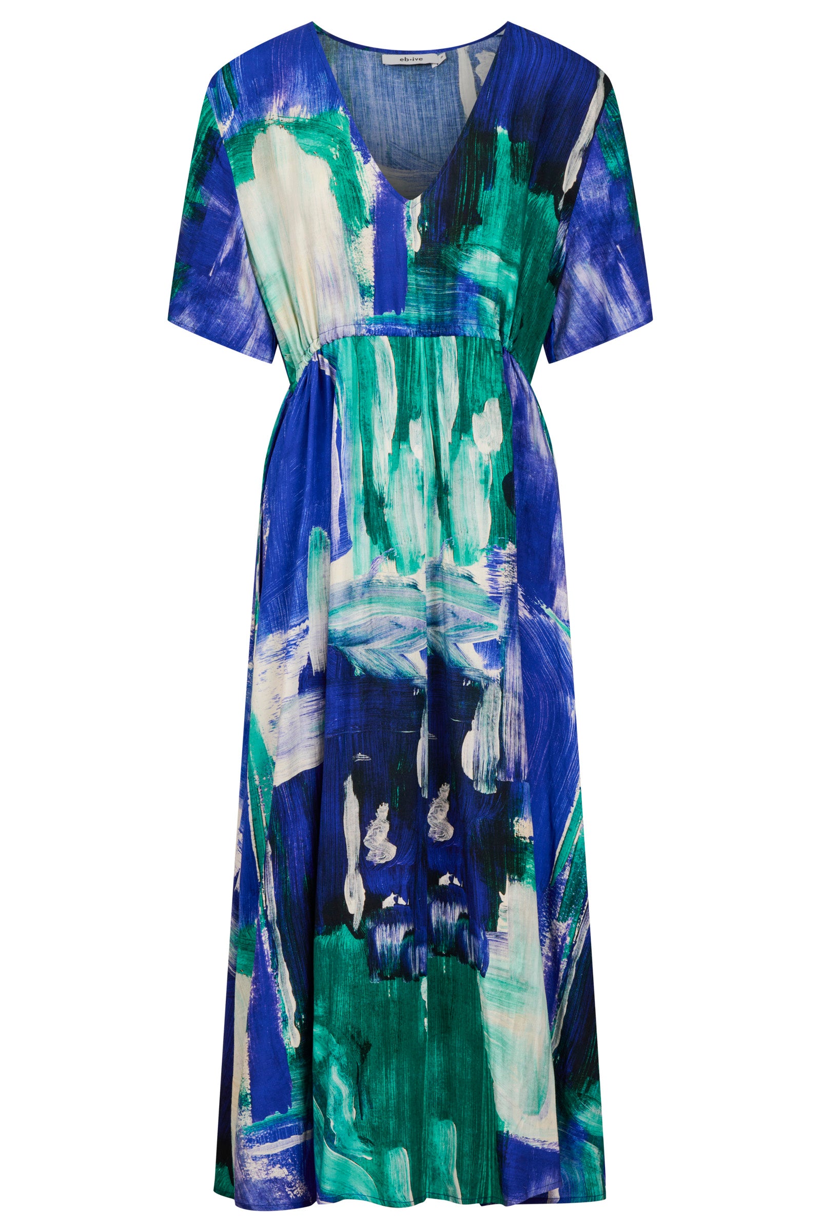 Palmera Tie Maxi Dress - Seafoam