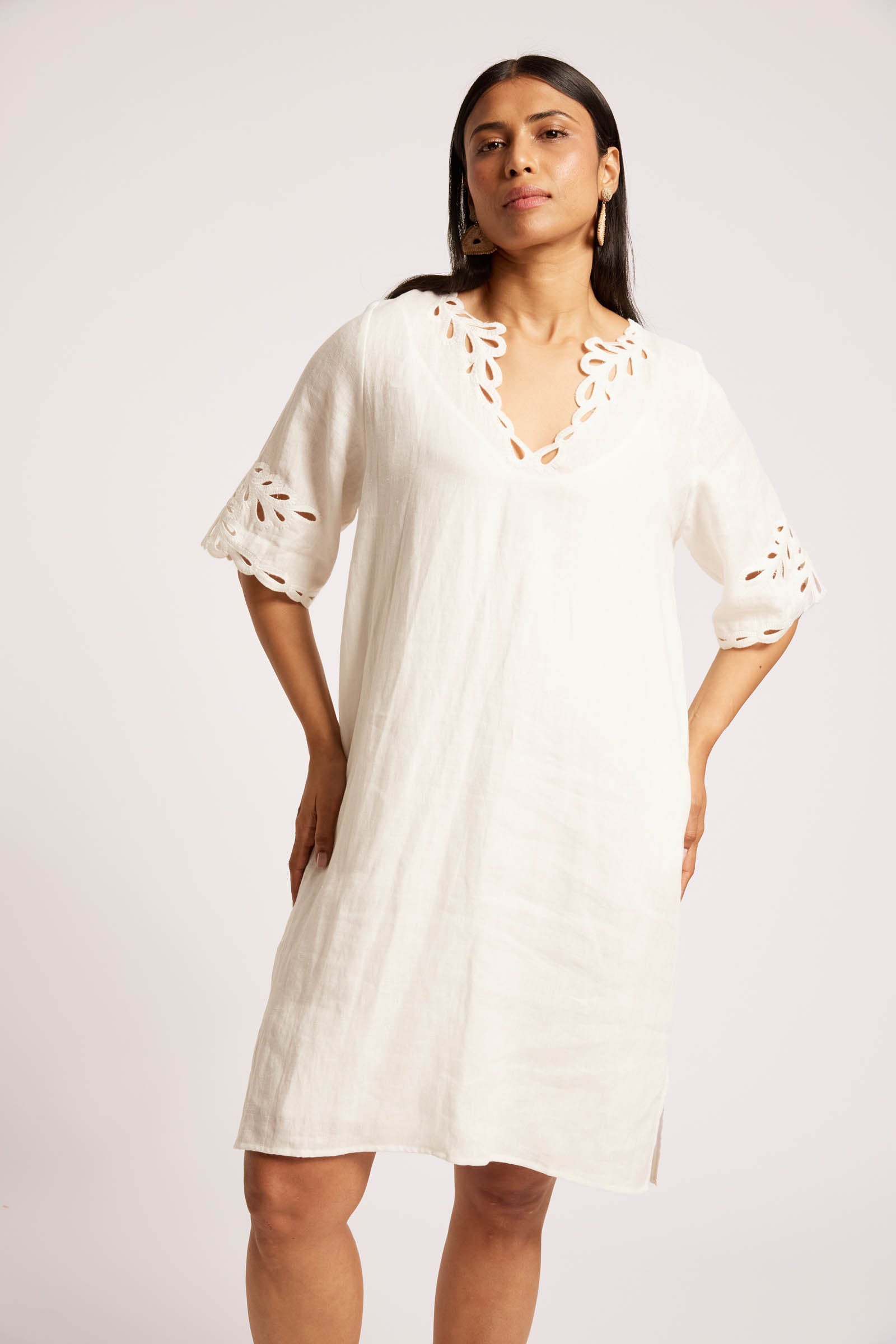 Maris Dress - White