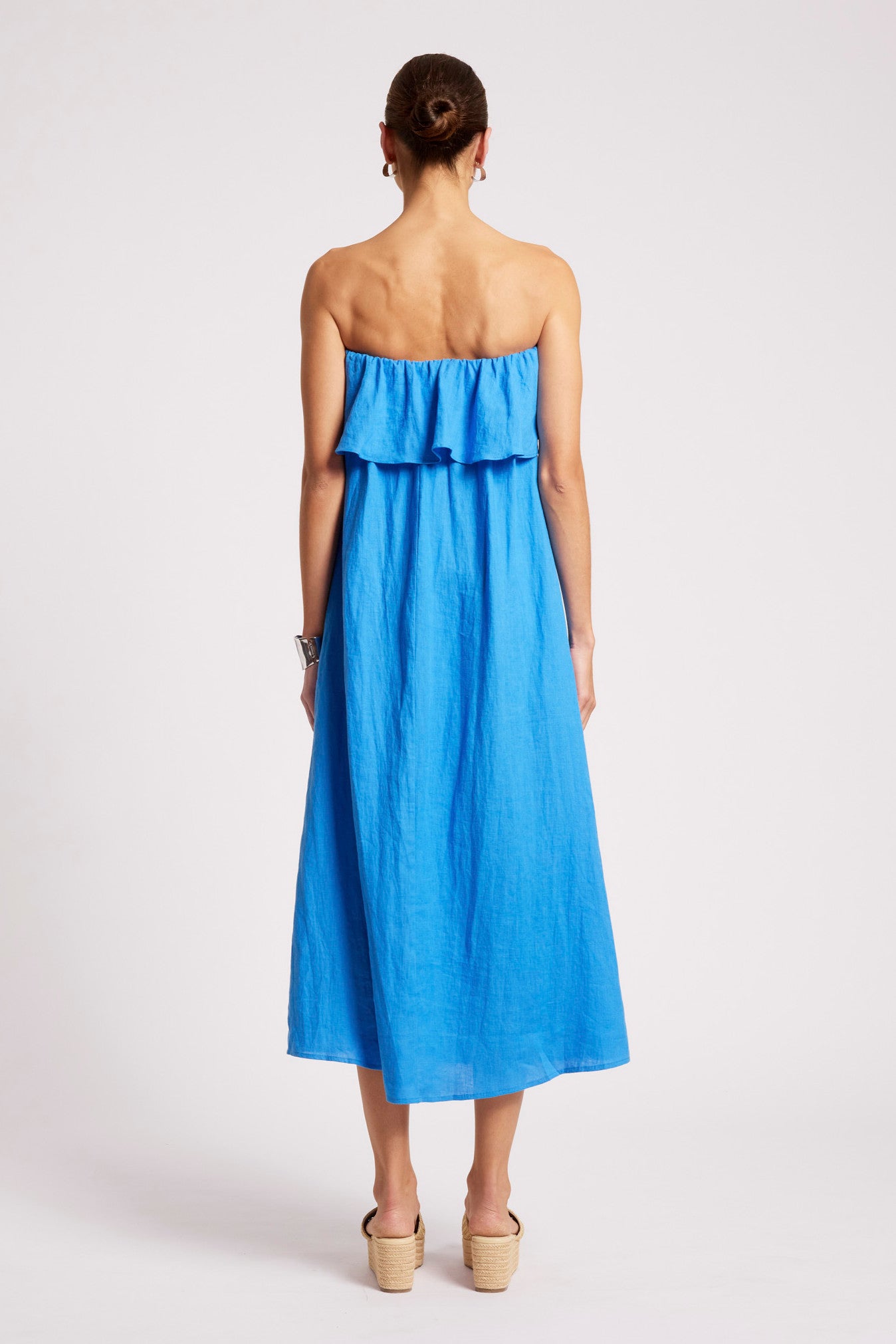 Maris Strapless Dress - Marine