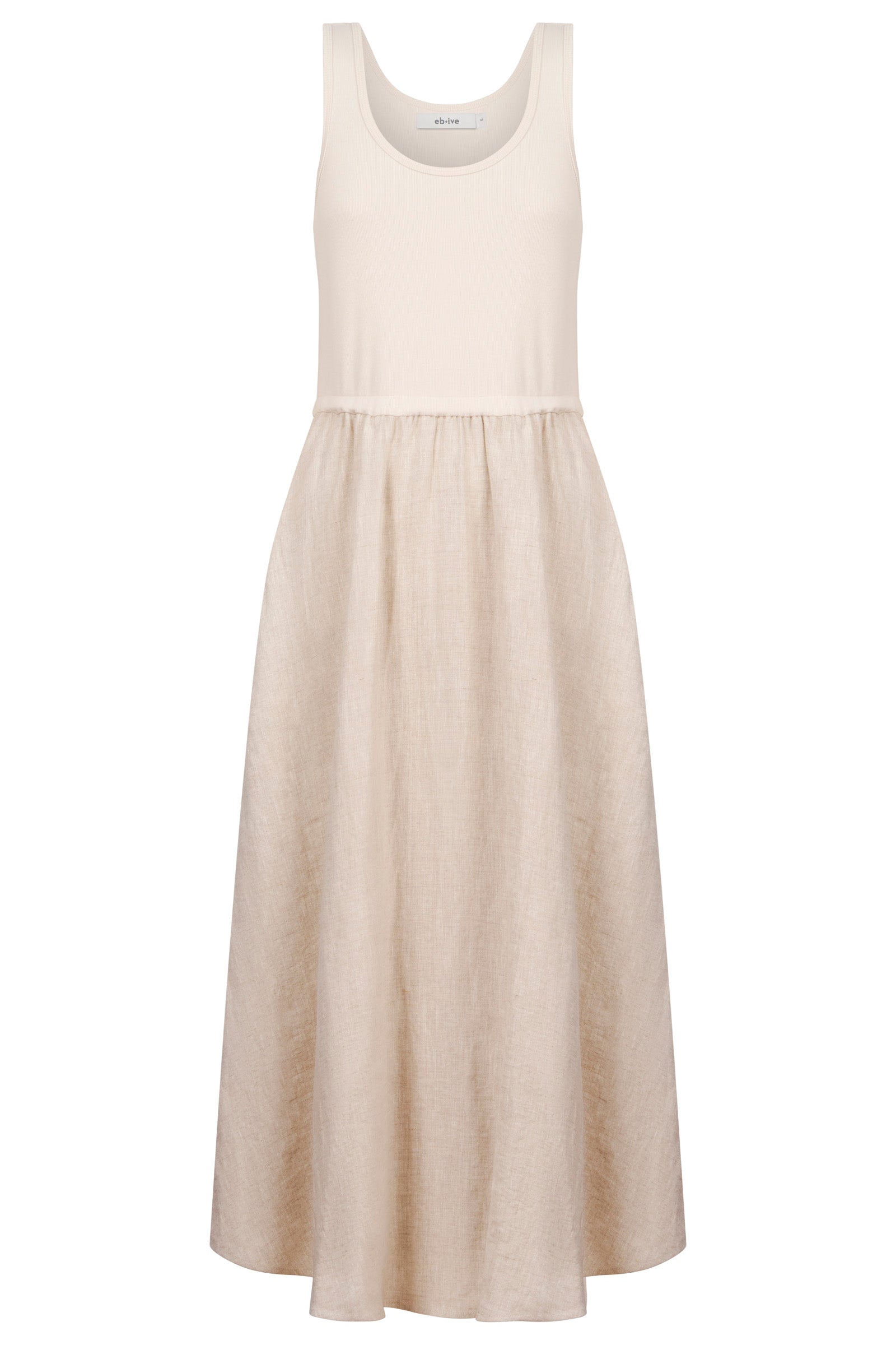 Maris Tank Maxi Dress - Tusk