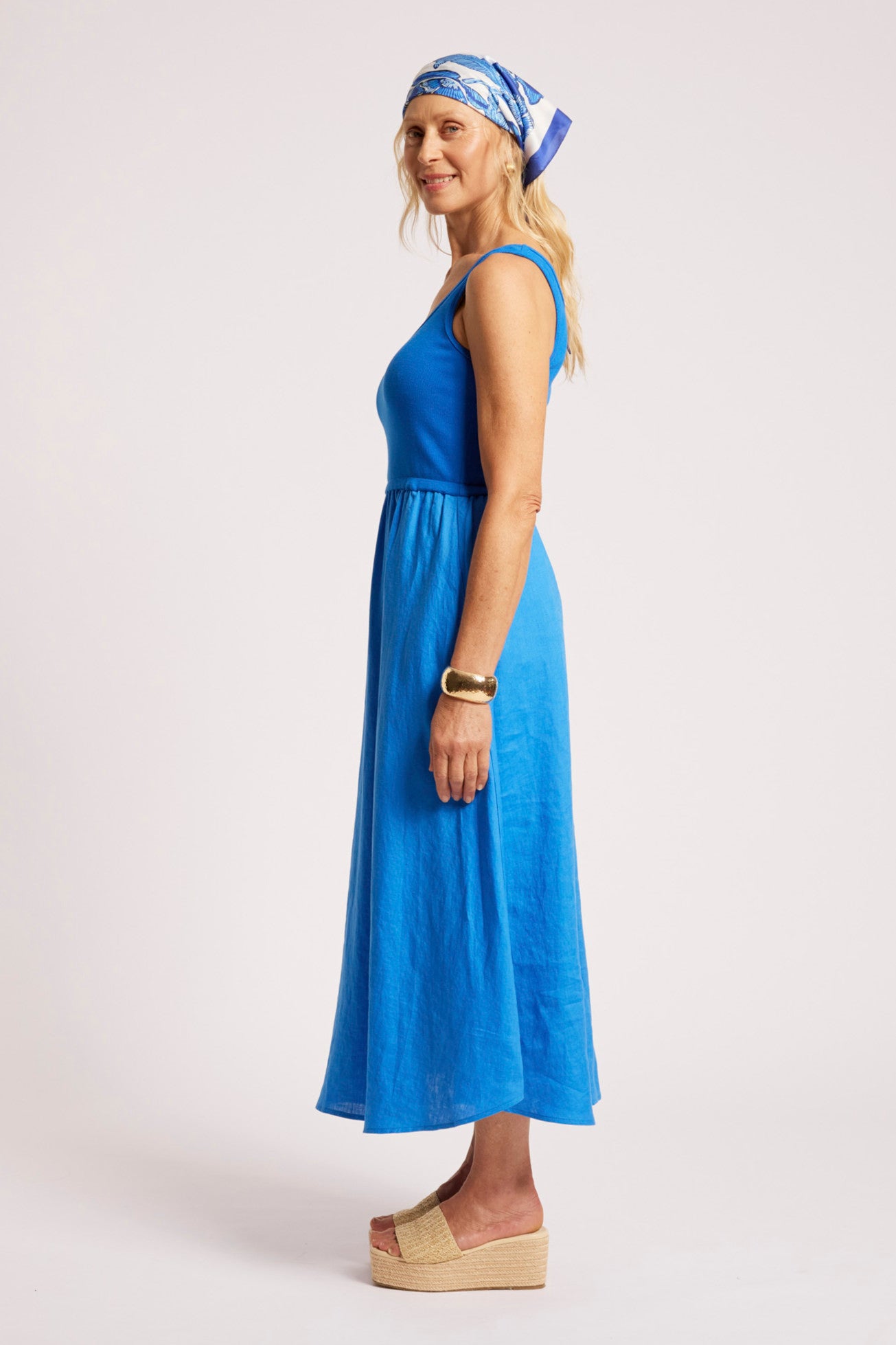 Maris Tank Maxi Dress - Marine