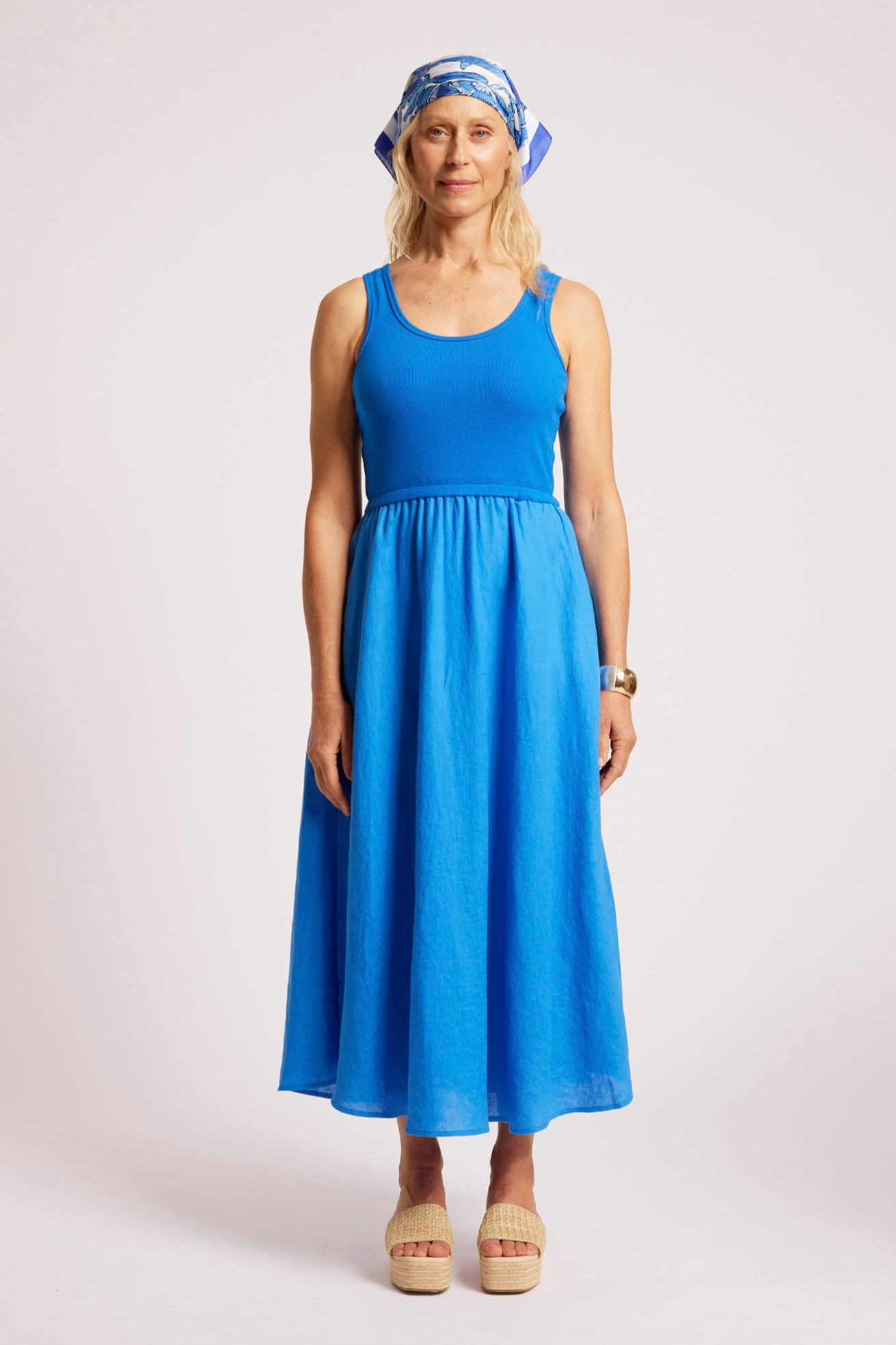 Maris Tank Maxi Dress - Marine