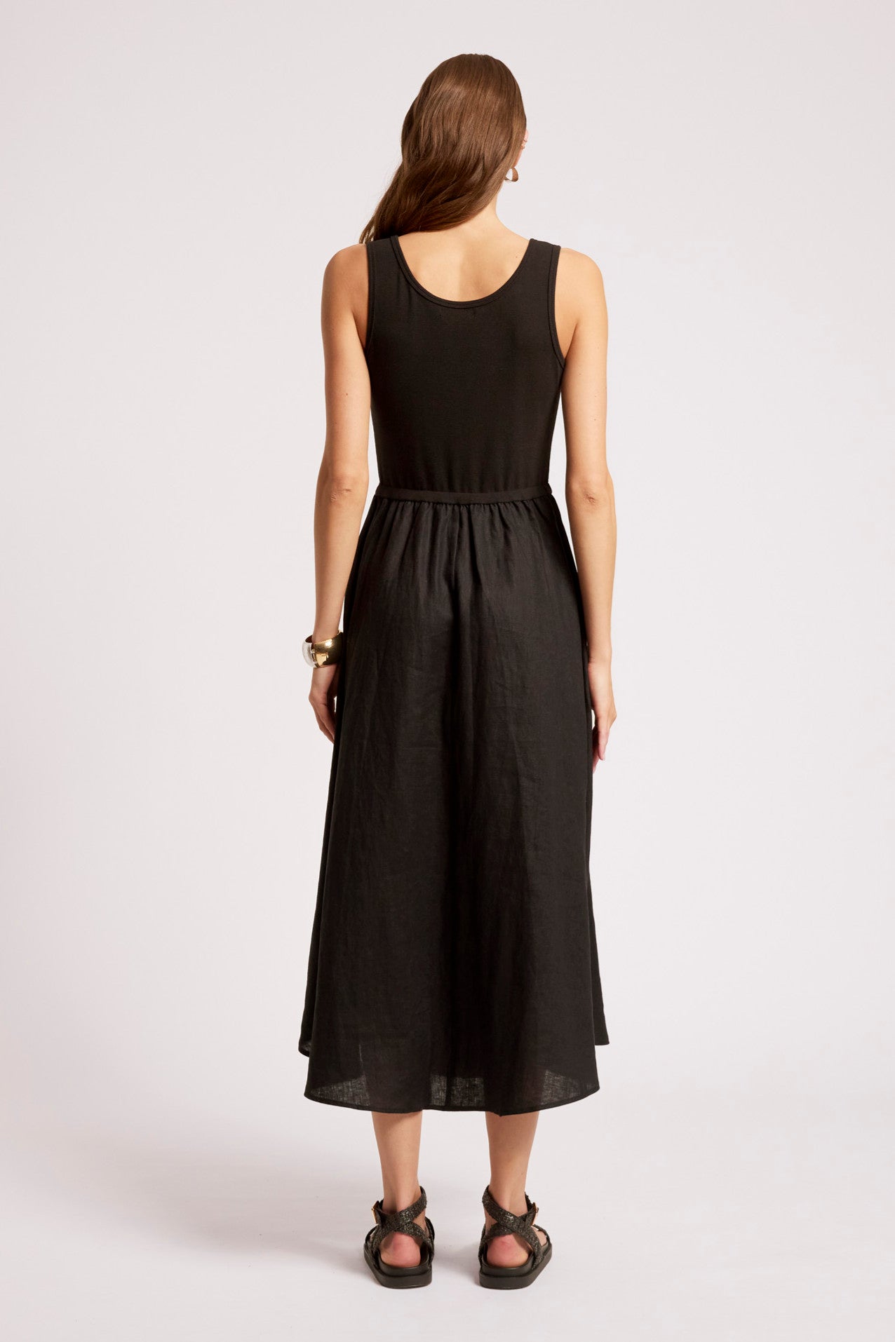 Maris Tank Maxi Dress - Black