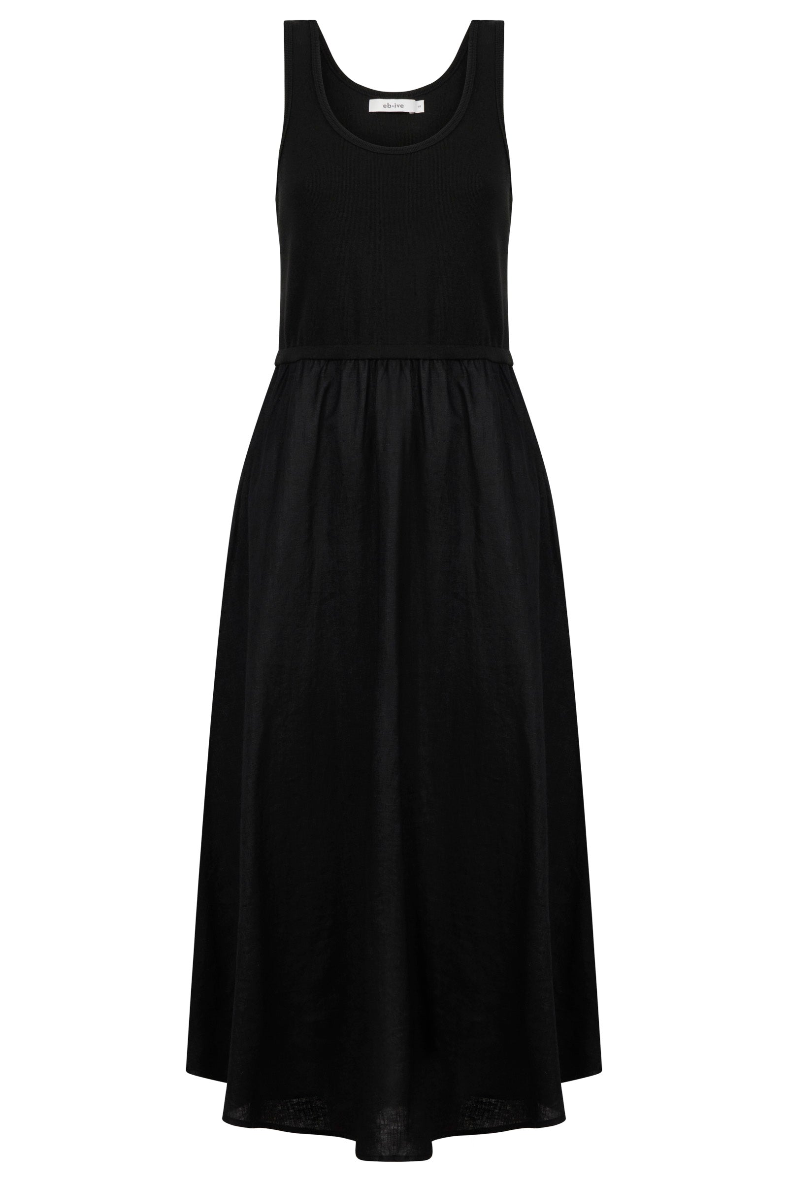 Maris Tank Maxi Dress - Black