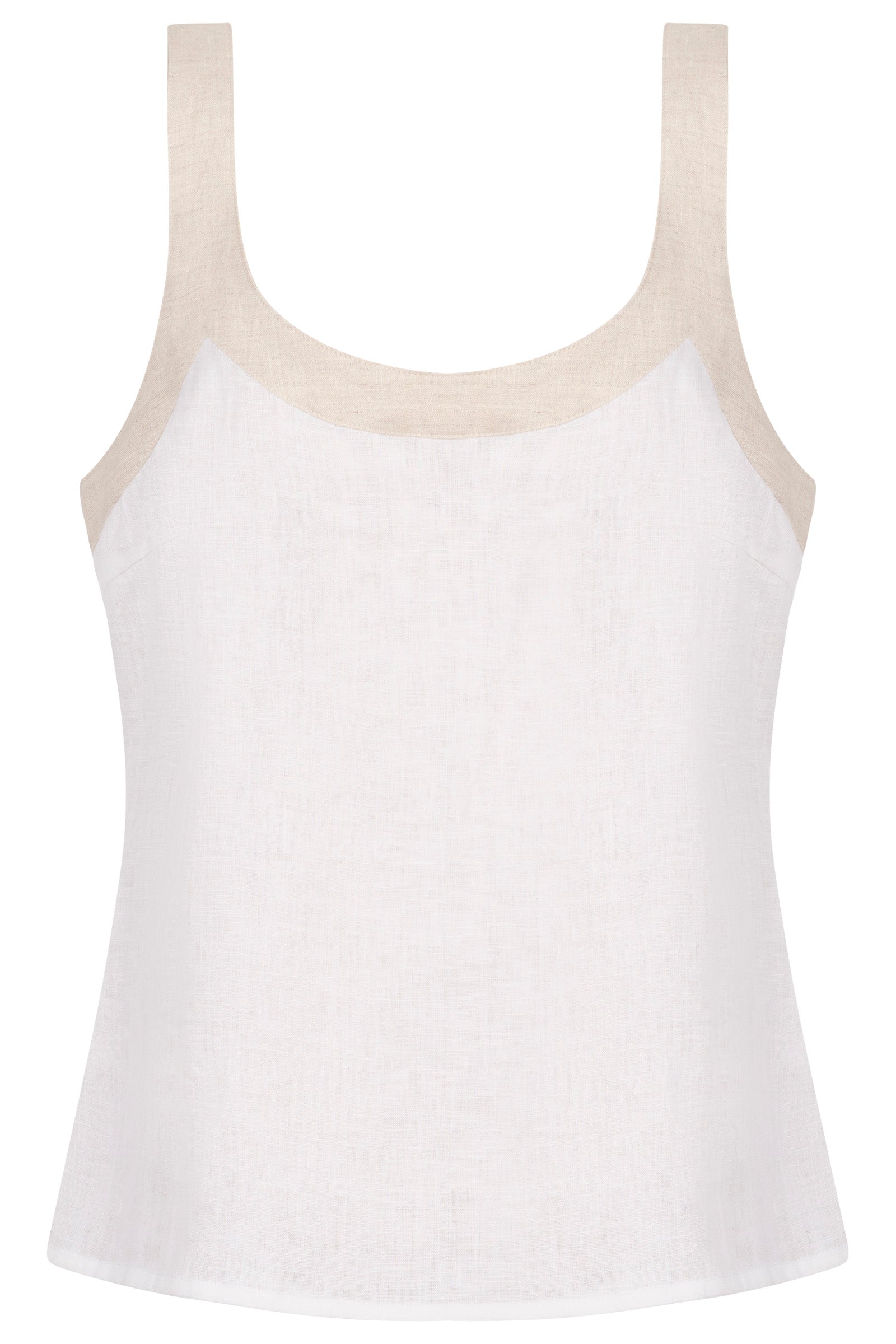 Maris Splice Tank - White / Tusk