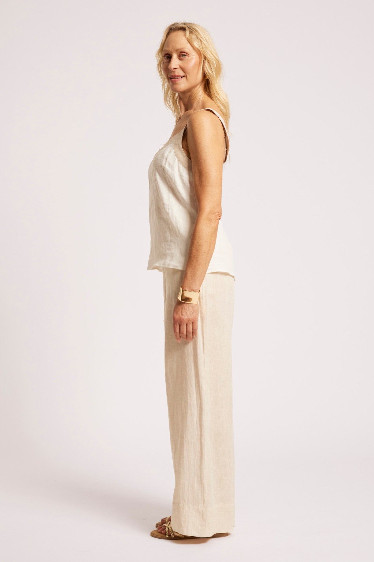 Maris Splice Tank - White / Tusk