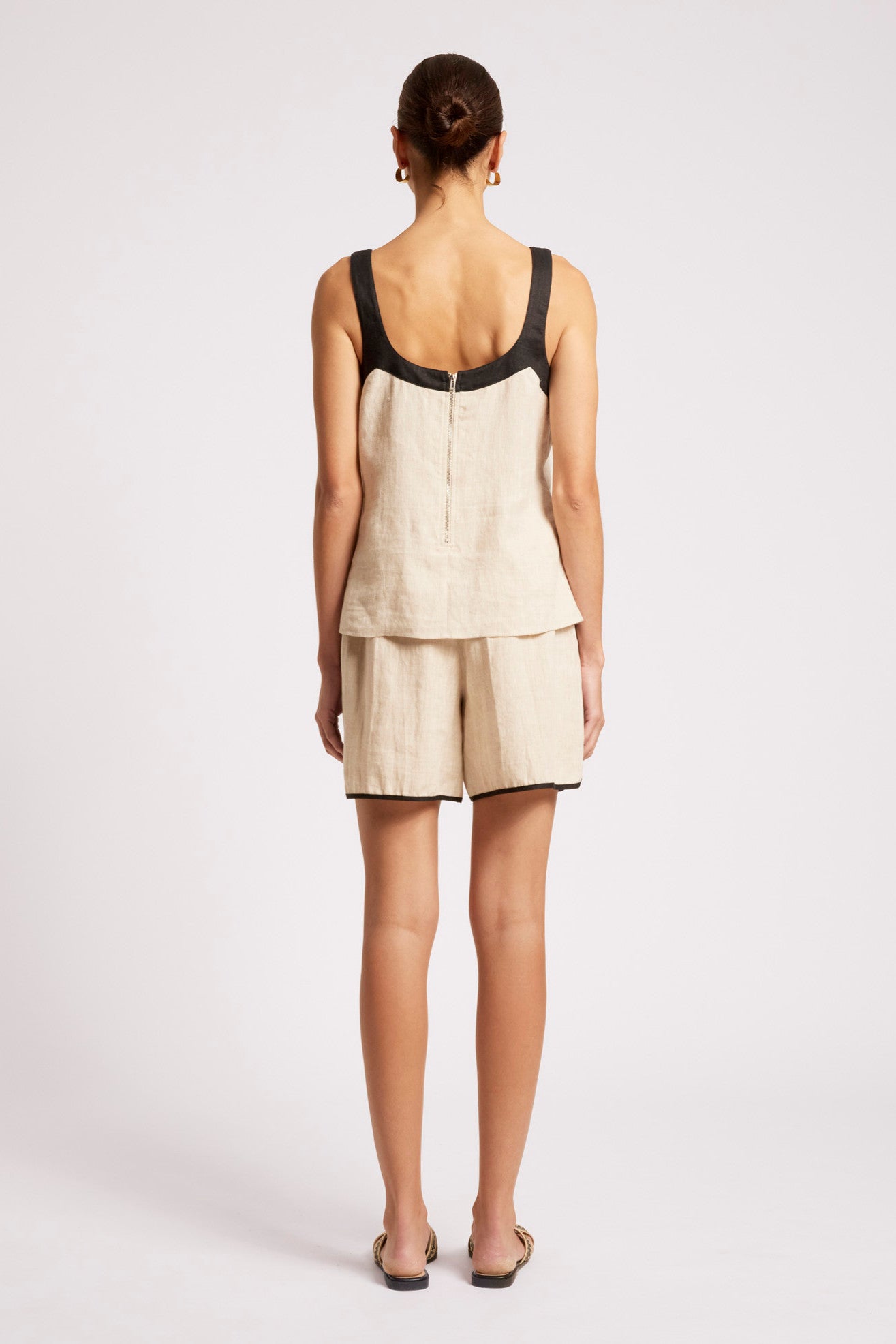 Maris Splice Tank - Tusk / Black