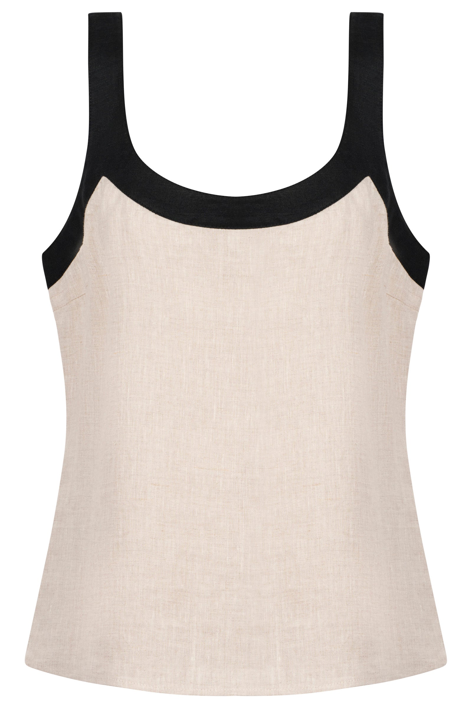 Maris Splice Tank - Tusk / Black