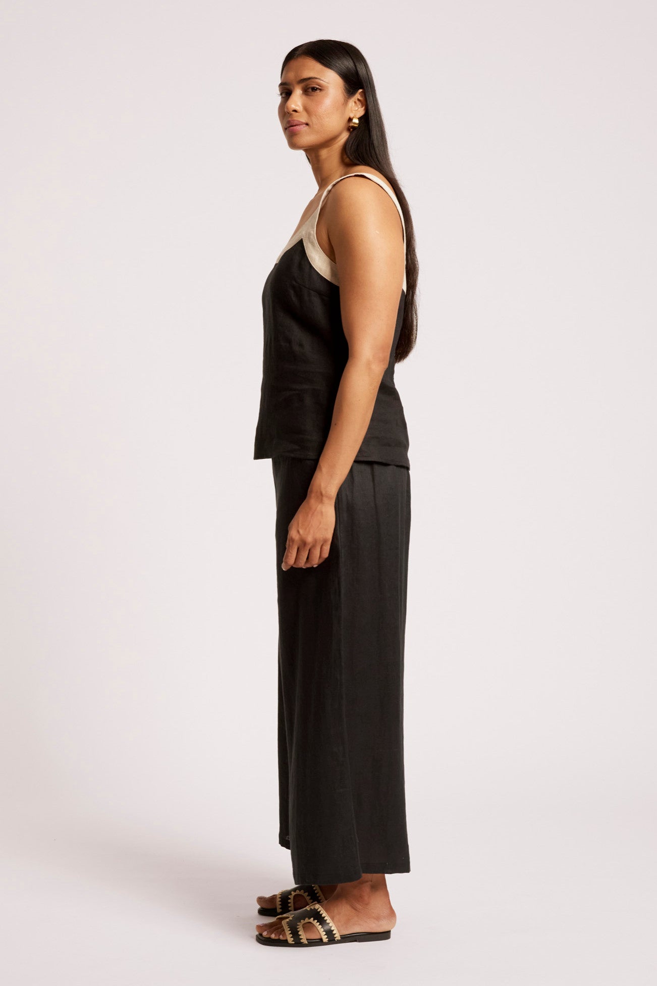 Maris Splice Tank - Black / Tusk