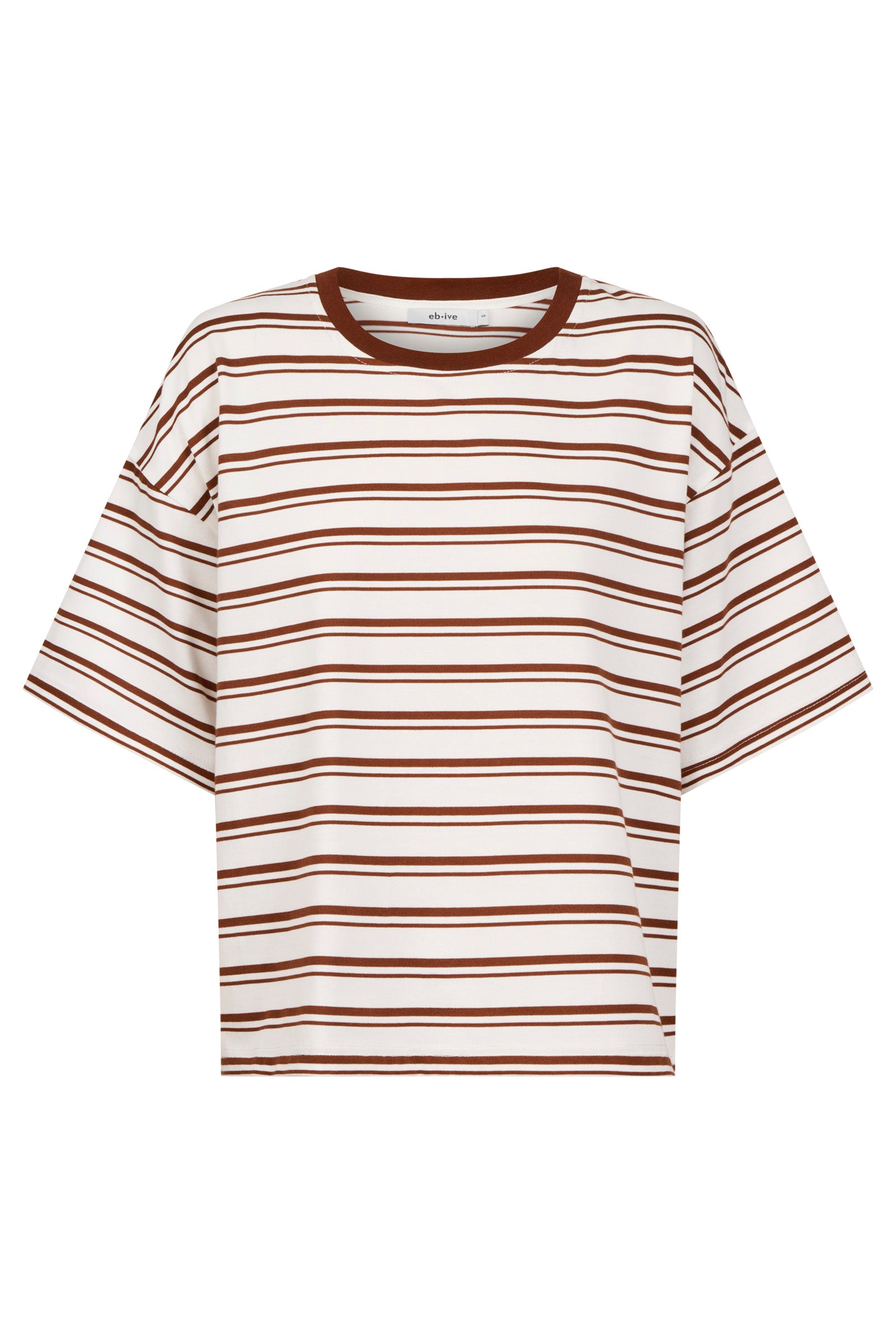 Paloma Striped Tshirt - Dune / White