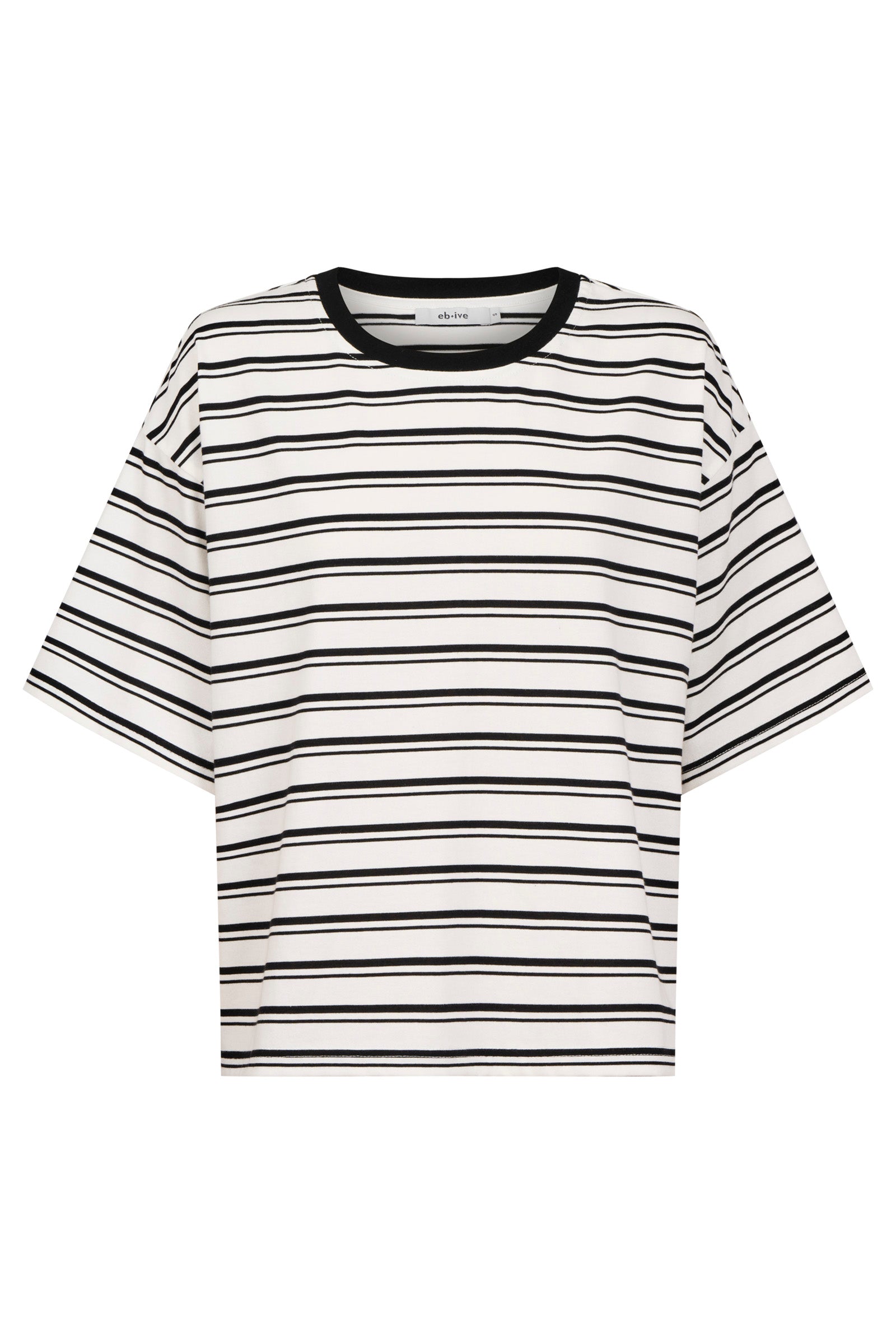 Paloma Striped Tshirt - Black / White