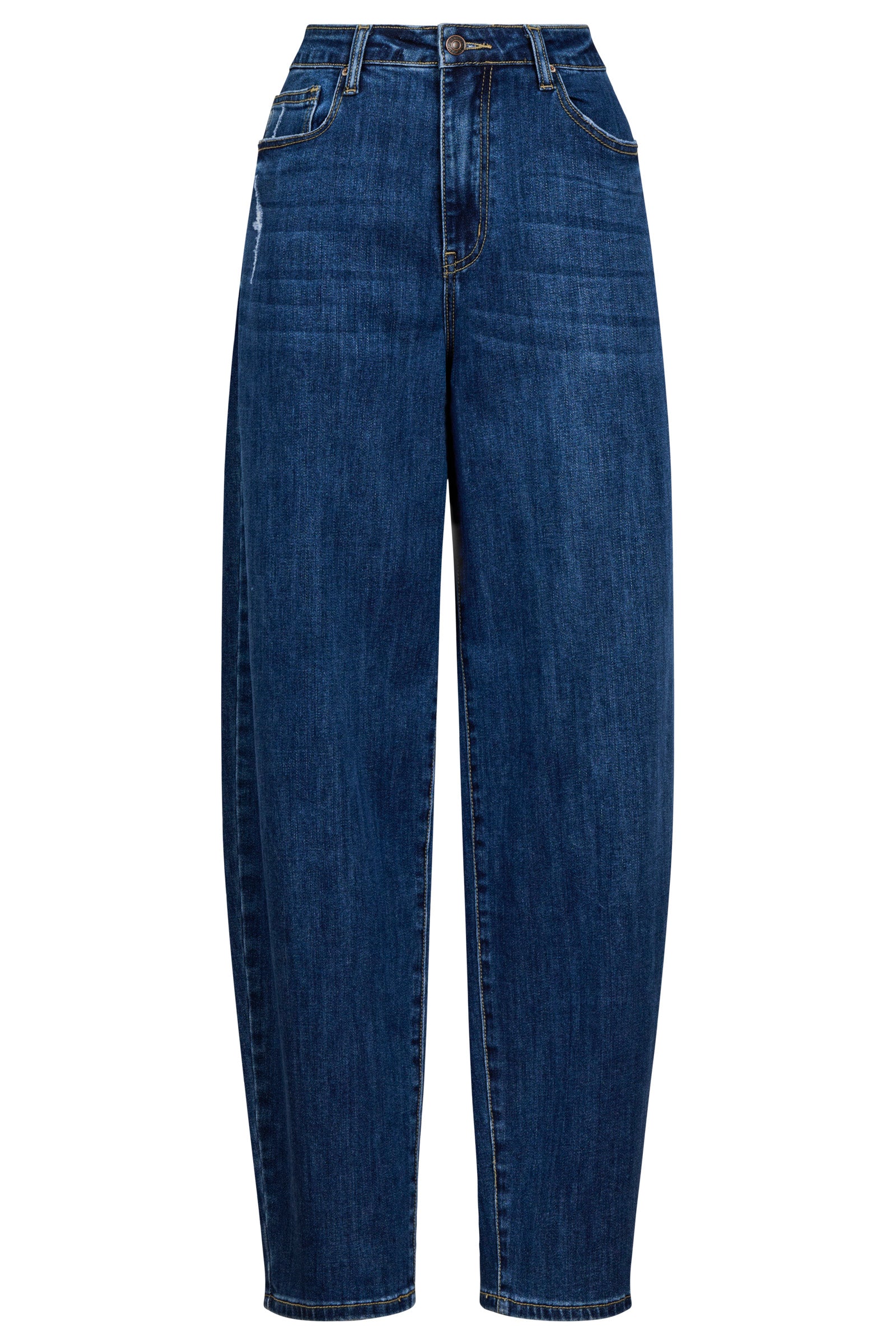 Maris Barrel Denim Jean - Denim