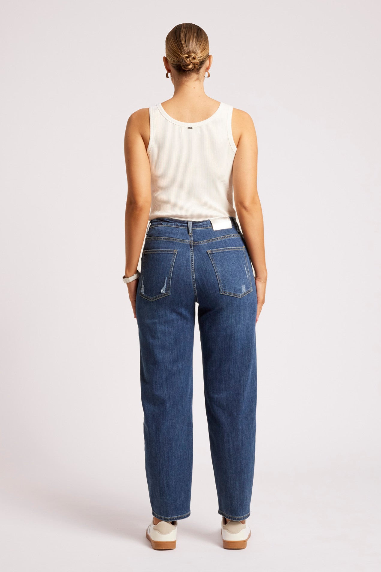 Maris Barrel Denim Jean - Denim