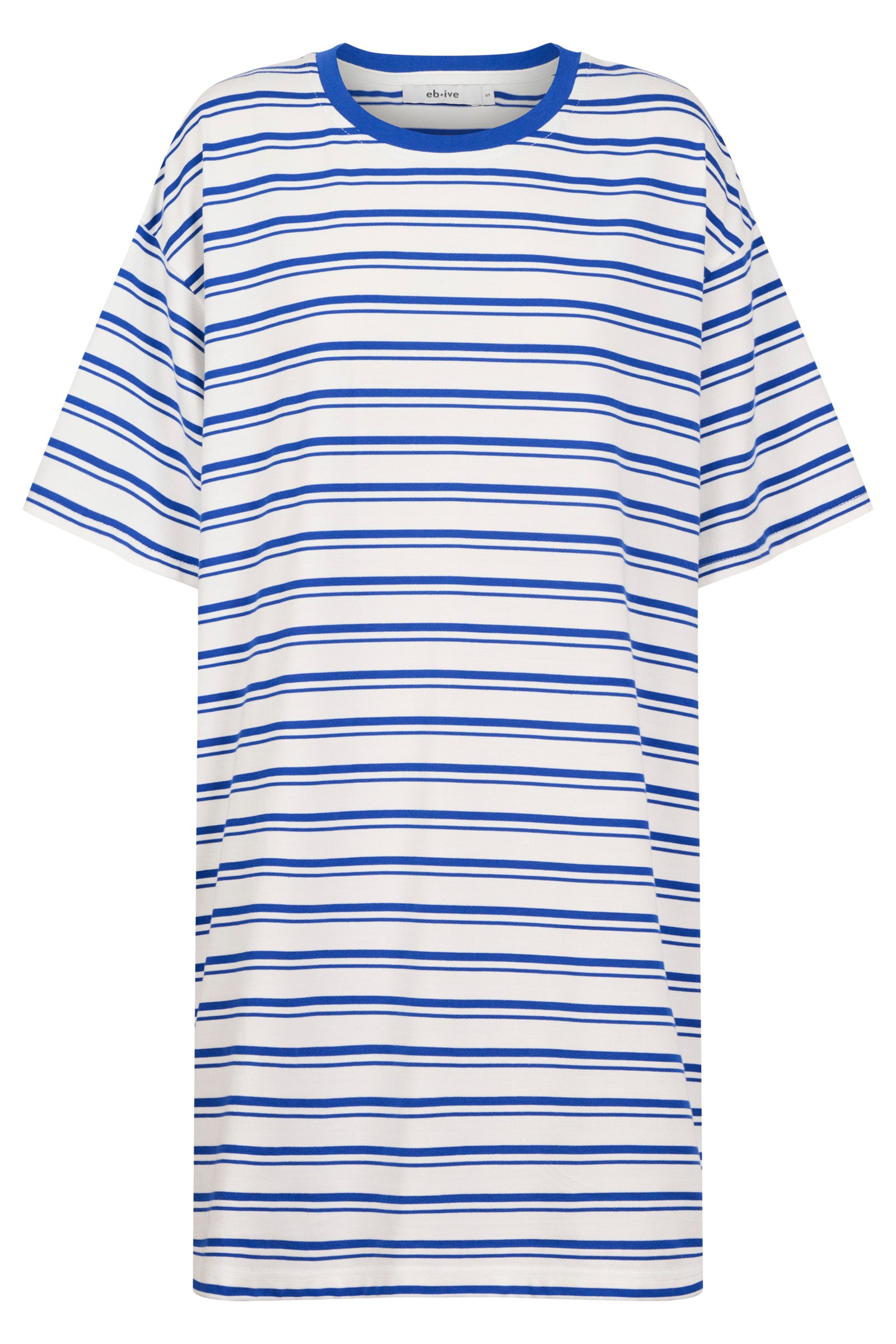 Paloma Striped Dress - Azure / White