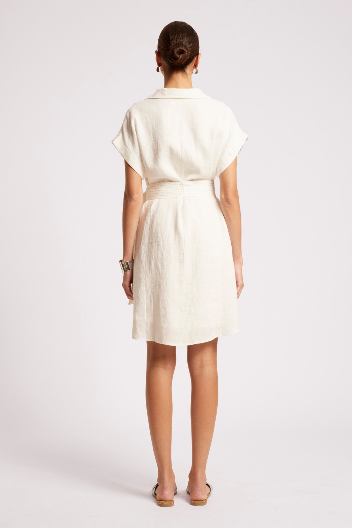 Maris Shirt Dress - White