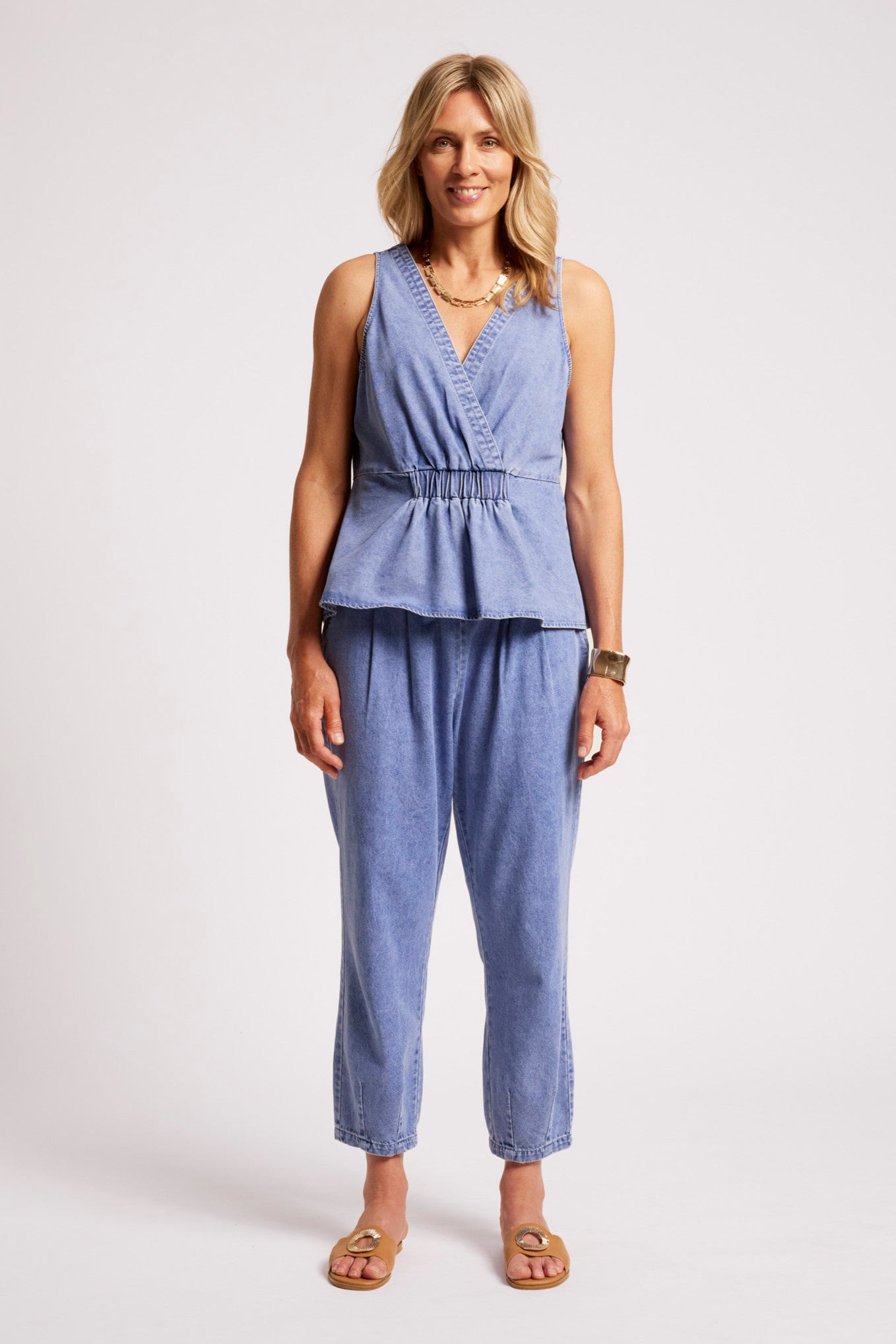 Dusk Denim Tank - Denim