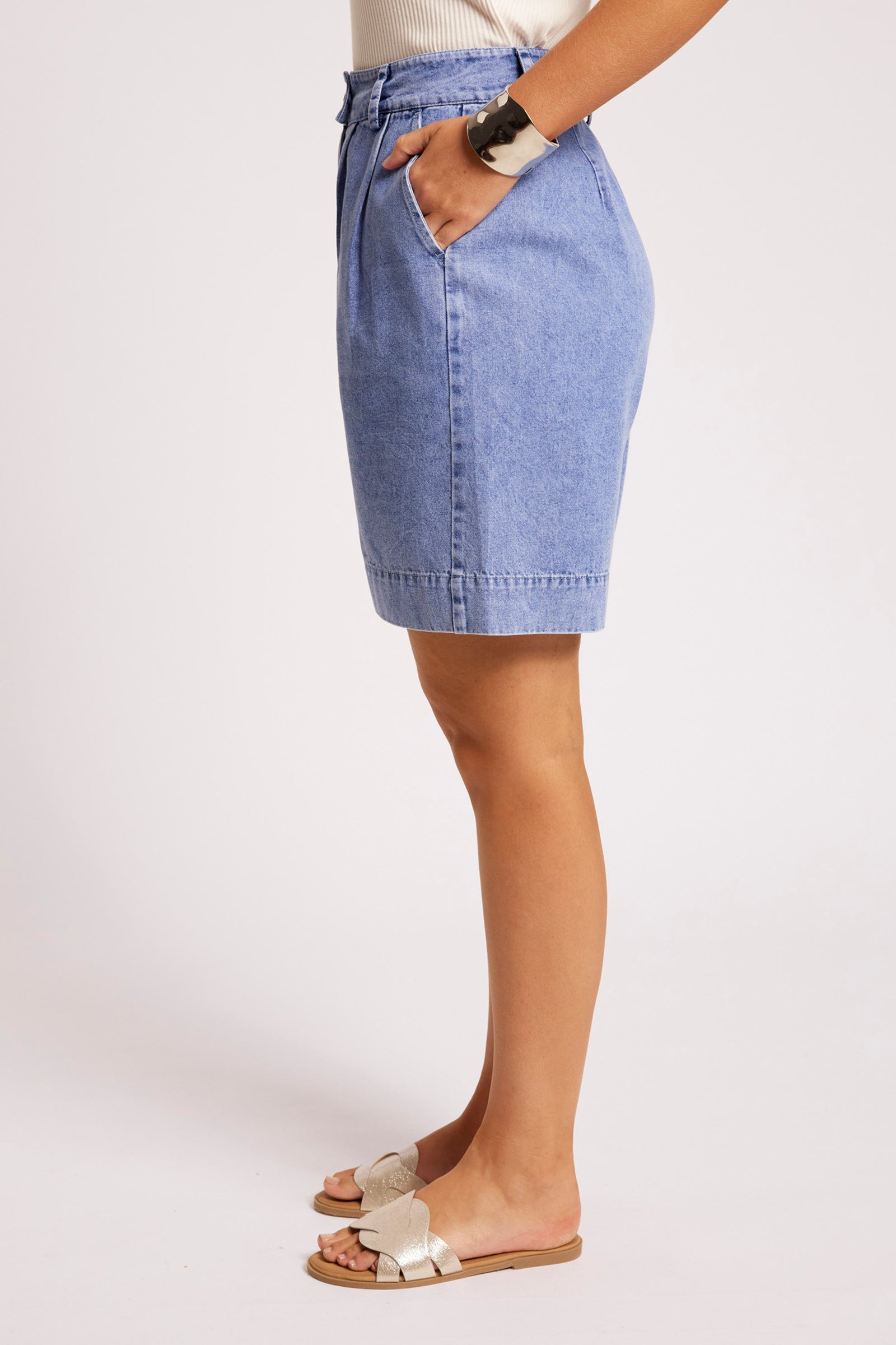 Dusk Denim Short - Denim