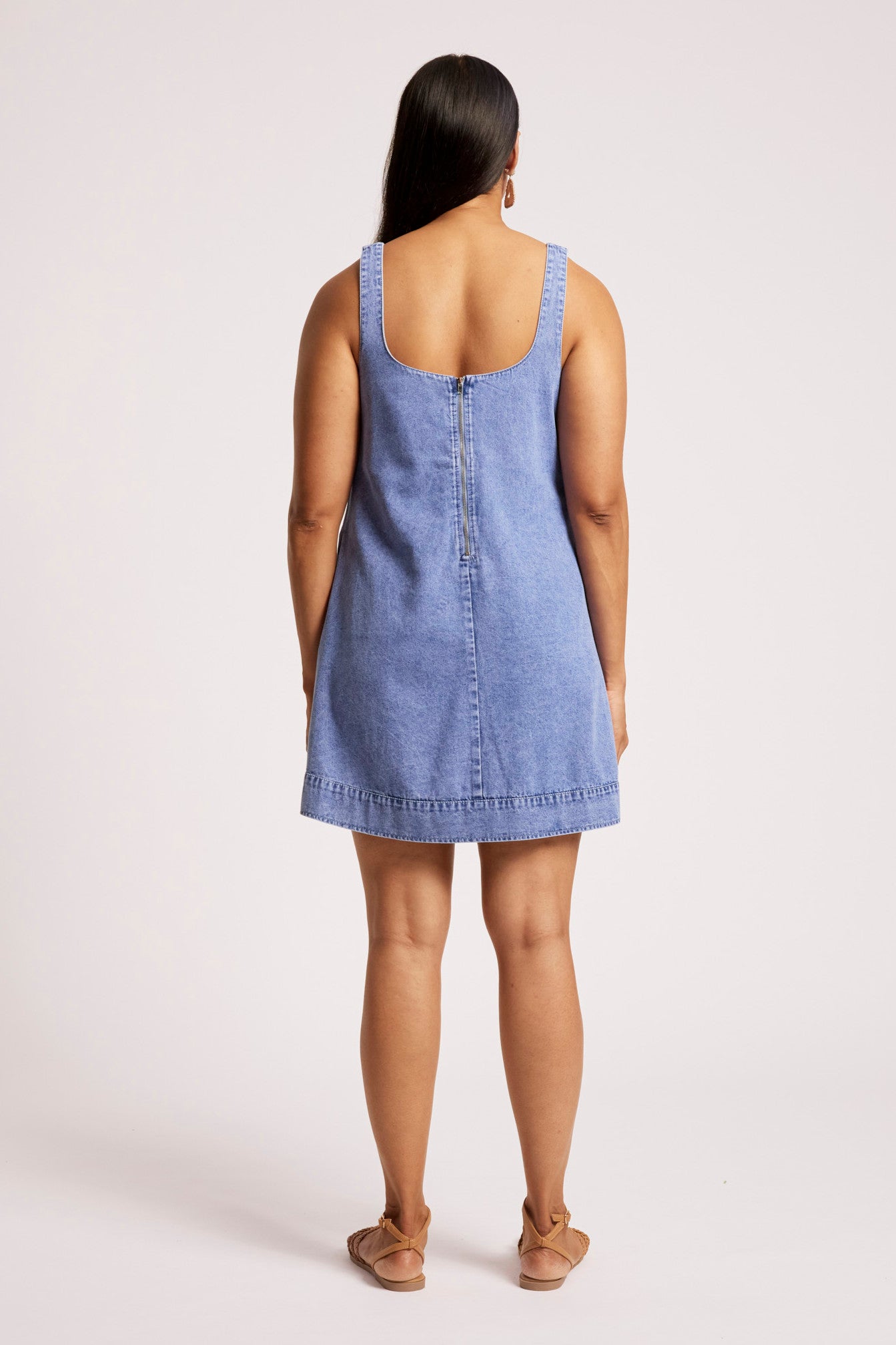 Dusk Tank Dress - Denim