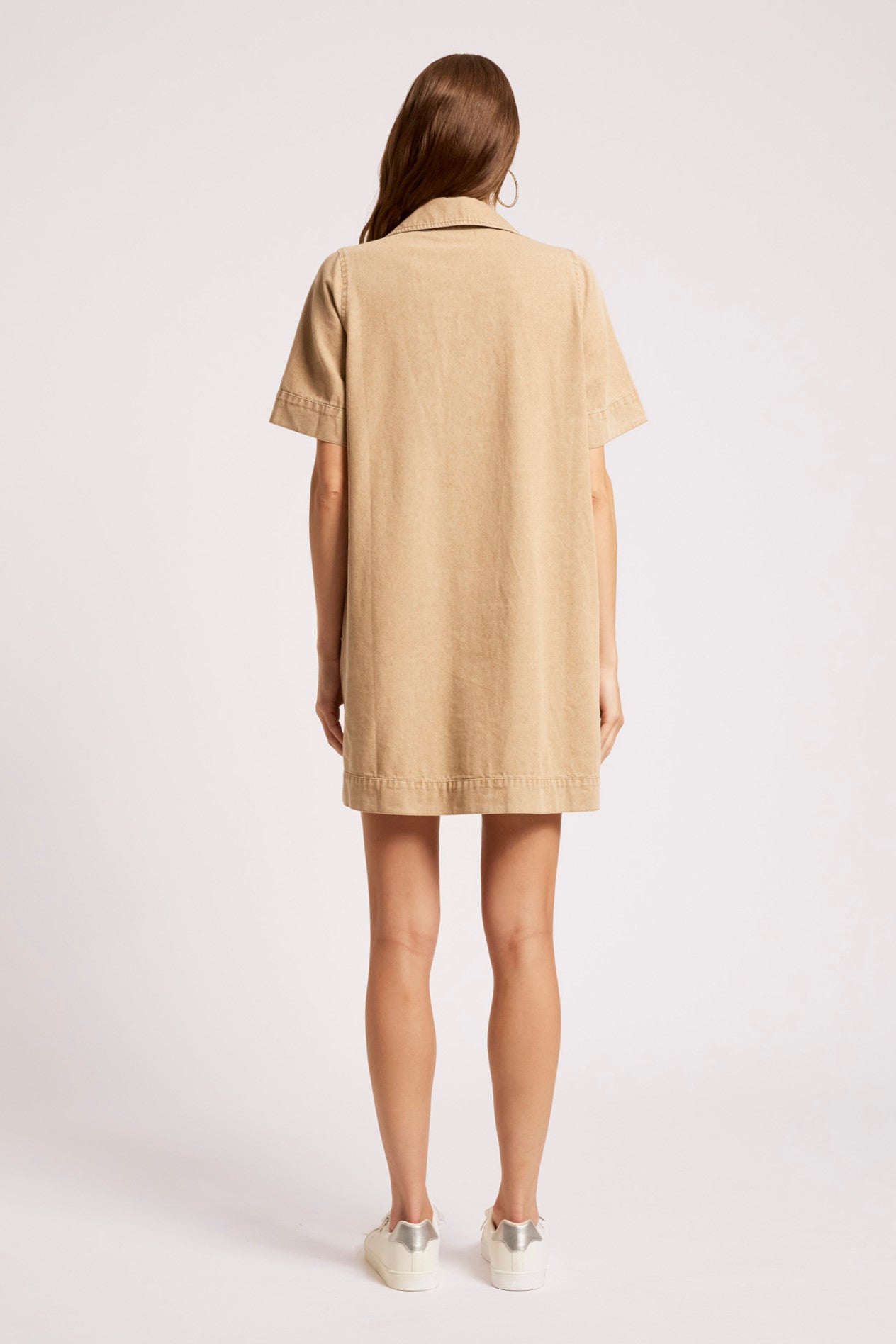 Dusk Denim Shirt Dress - Dune