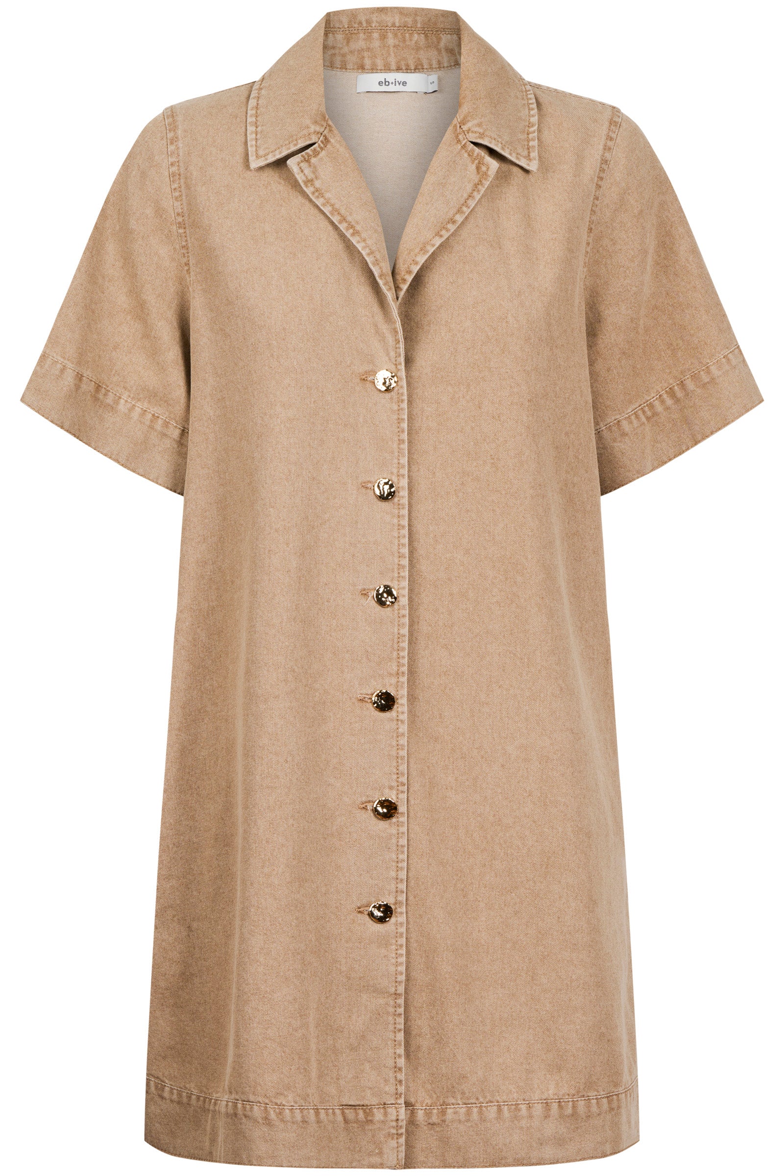 Dusk Denim Shirt Dress - Dune