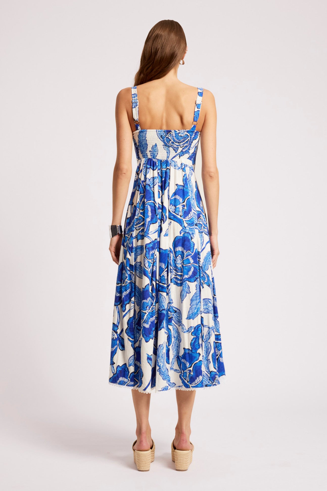 Gaia Tank Maxi Dress - Azure