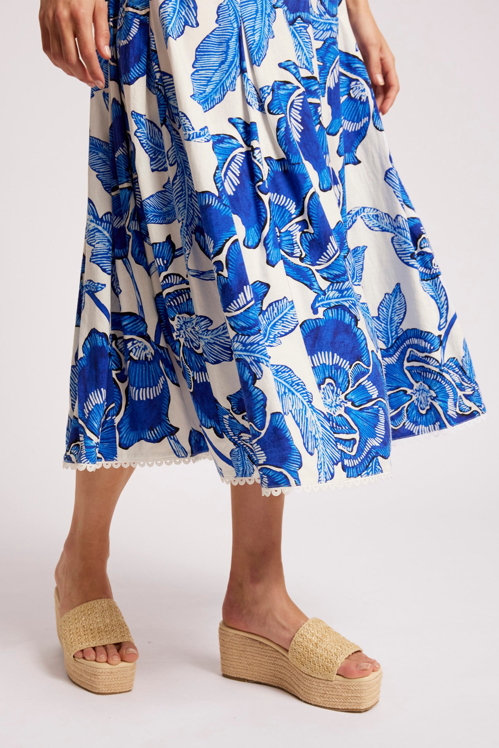 Gaia Tank Maxi Dress - Azure