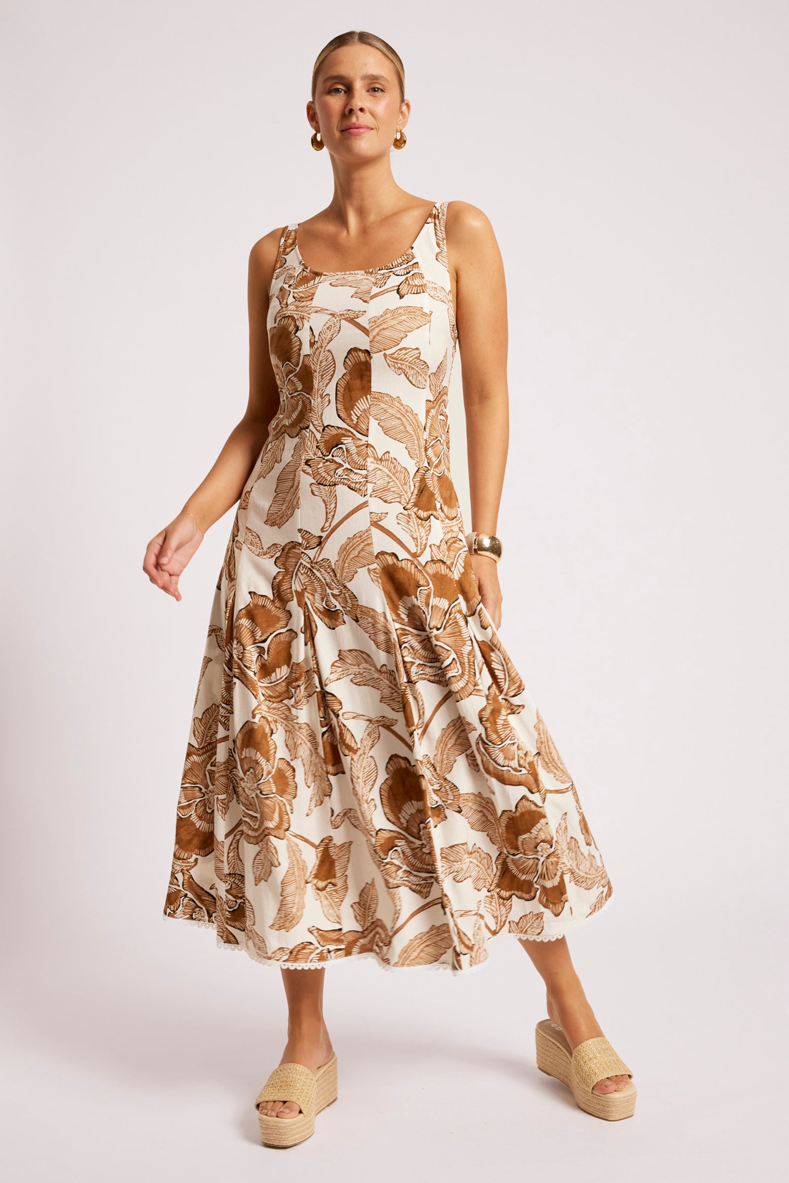 Gaia Tank Maxi Dress - Dune
