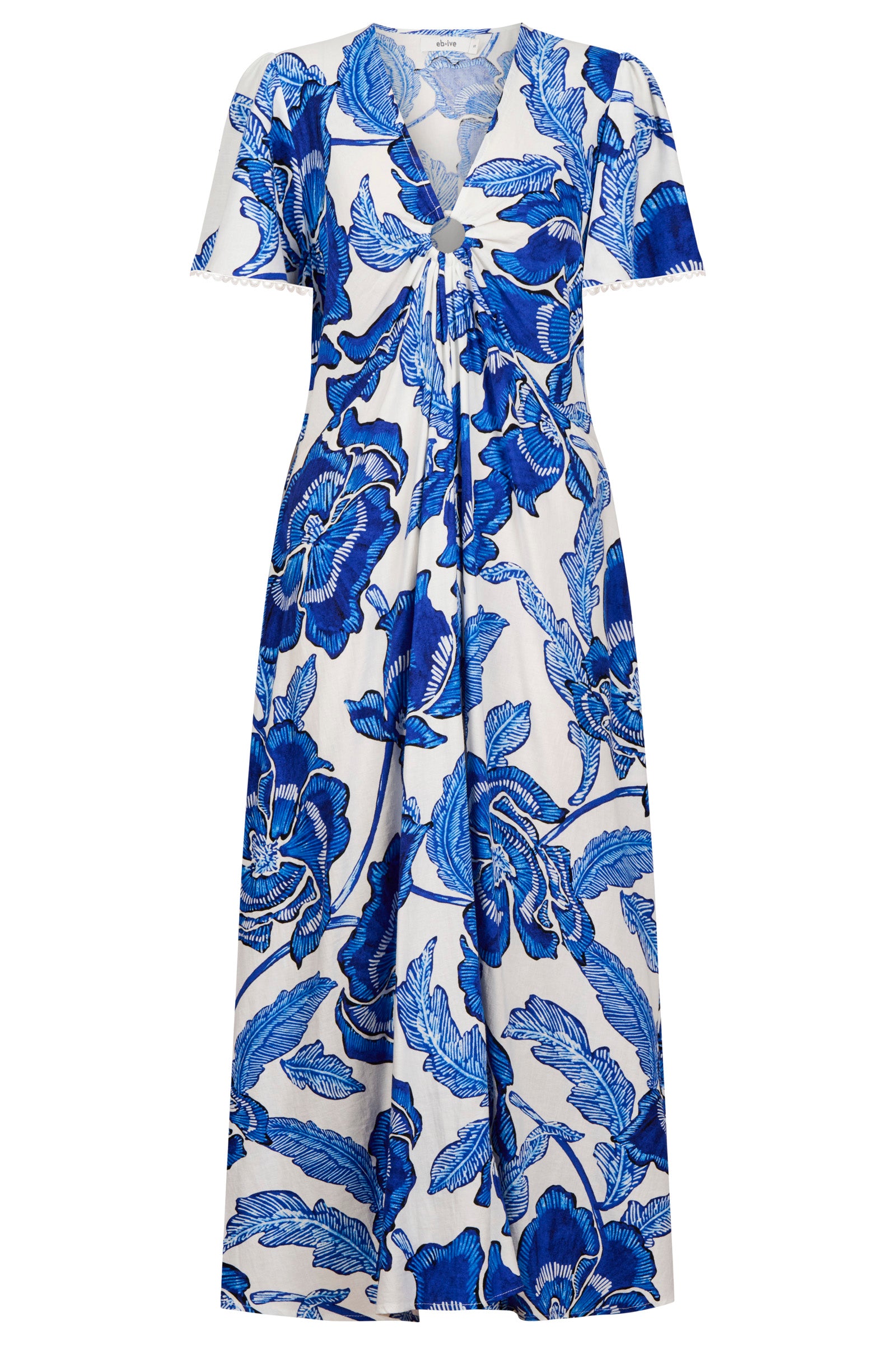 Gaia Maxi Dress - Azure