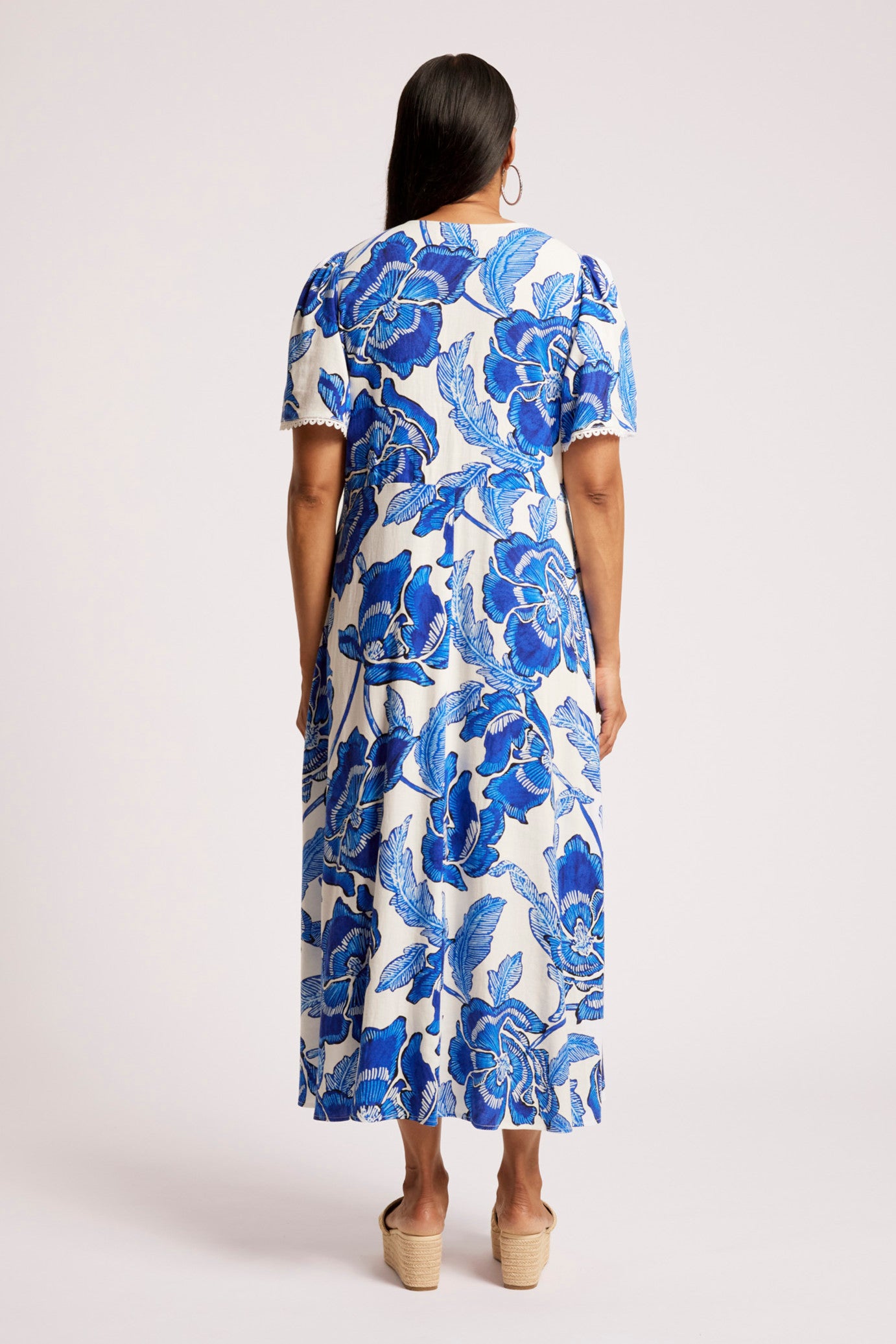 Gaia Maxi Dress - Azure